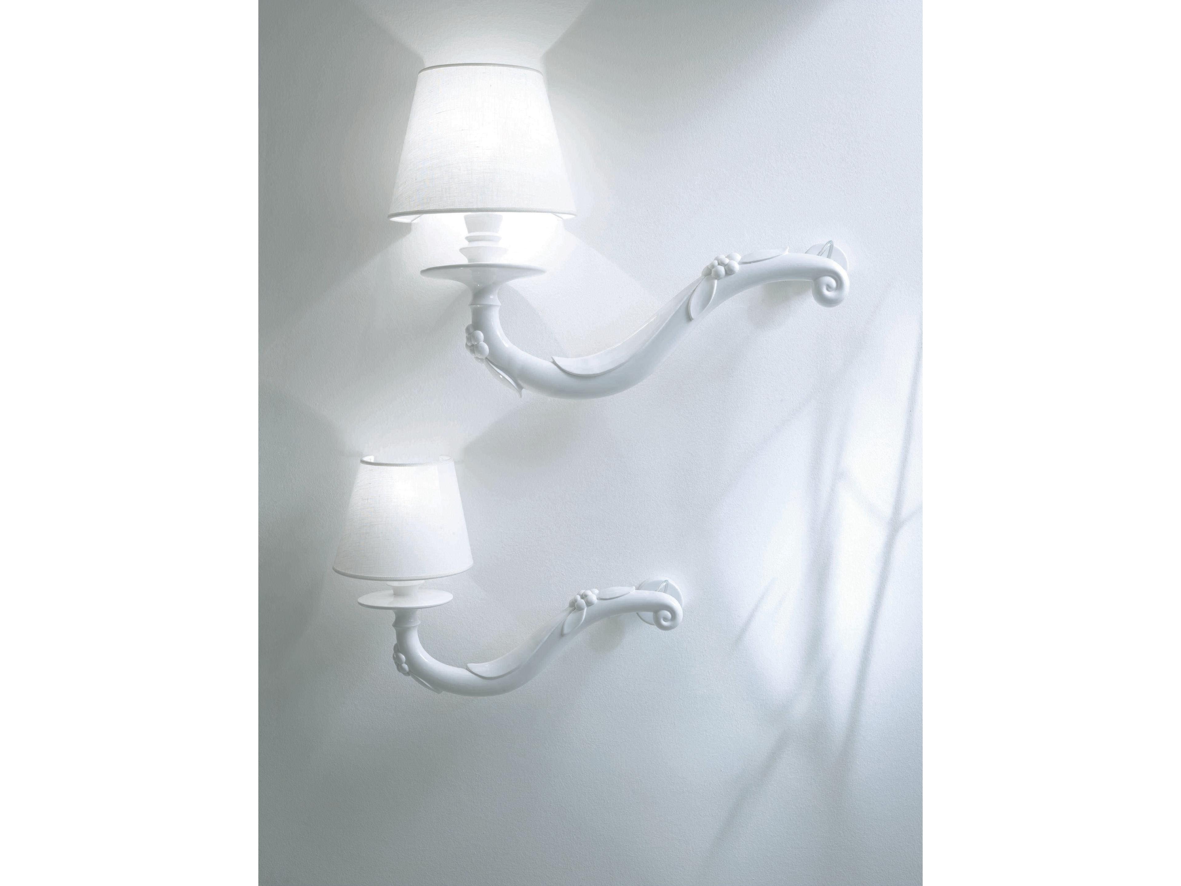 Karman Deja-vu 1-Light Glossy White LED Wall Sconce
