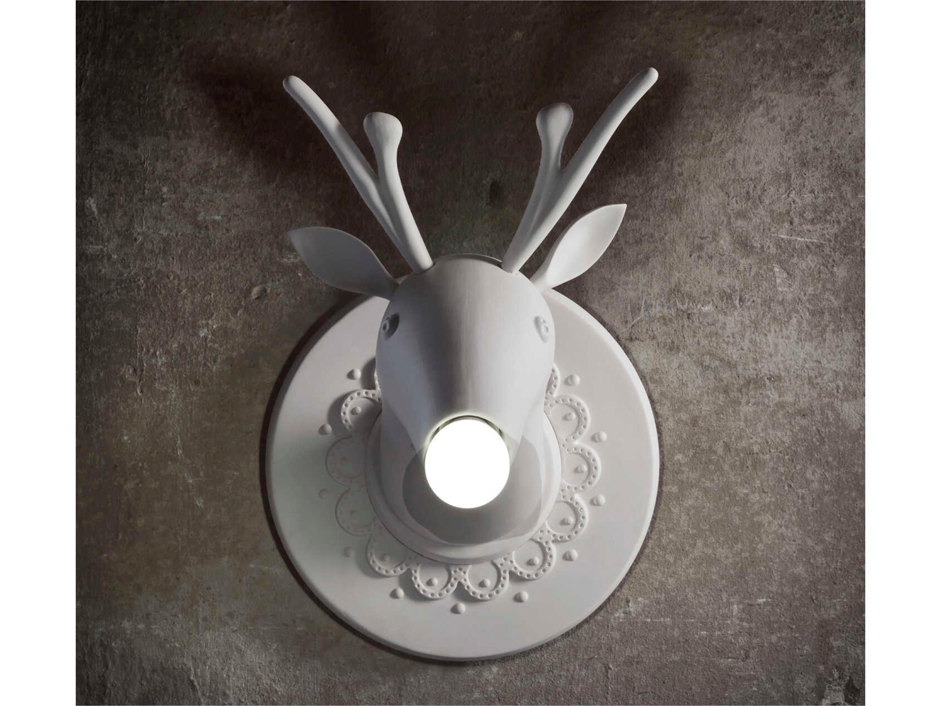 Karman Marnin 1-Light White Wall Sconce