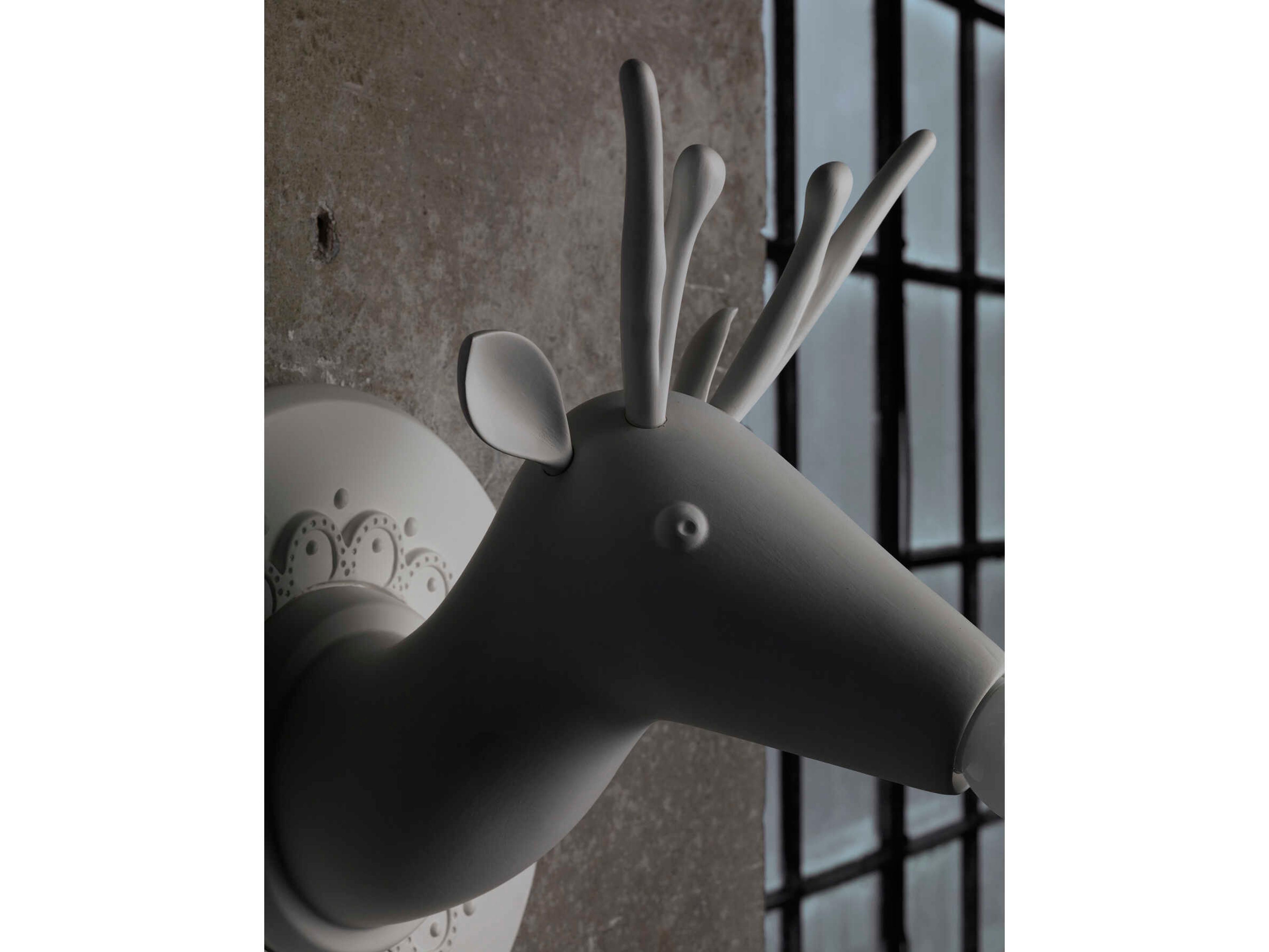 Karman Marnin 1-Light White Wall Sconce