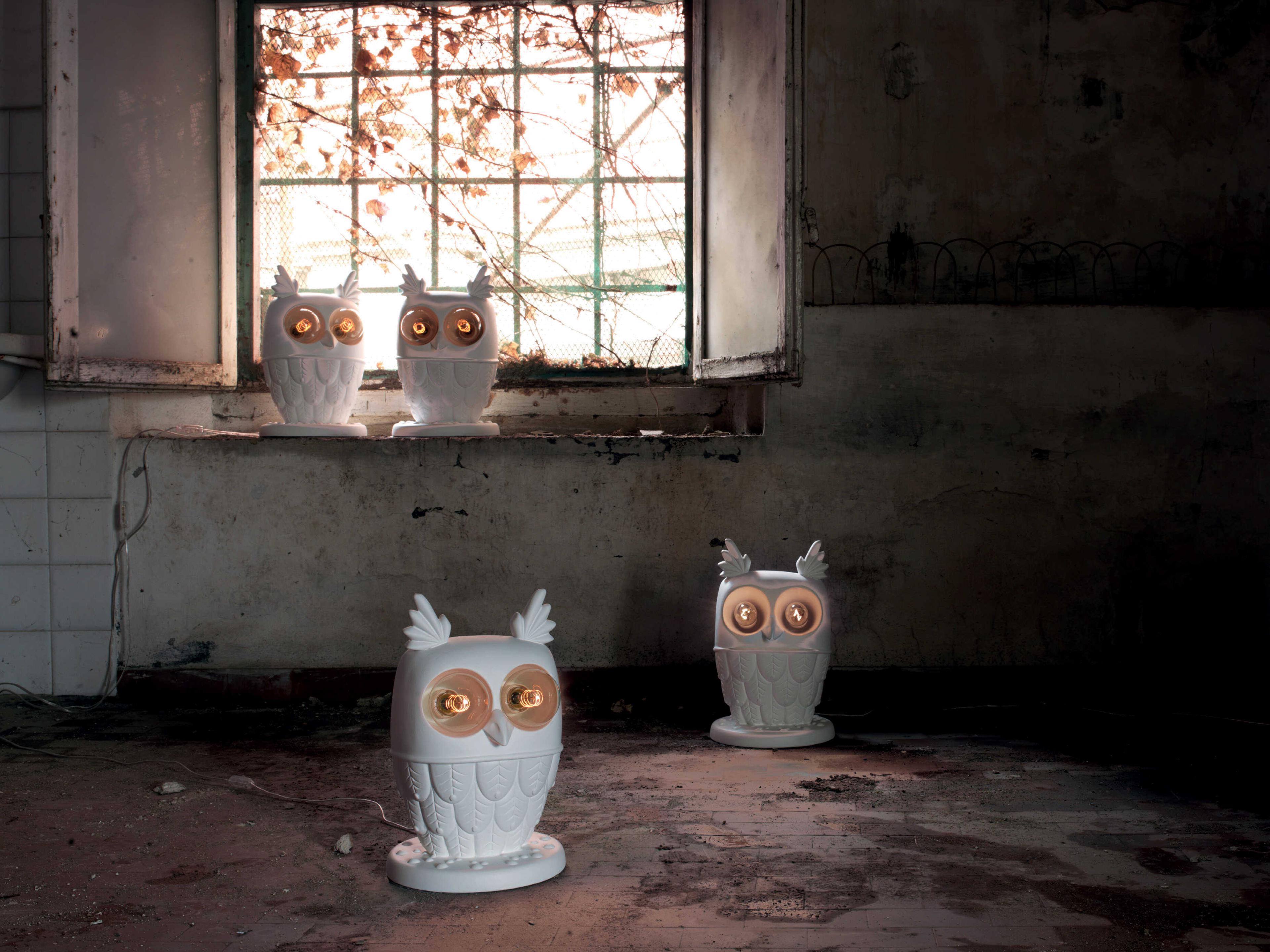 Karman Ti Vedo LED Matt White Table Lamp