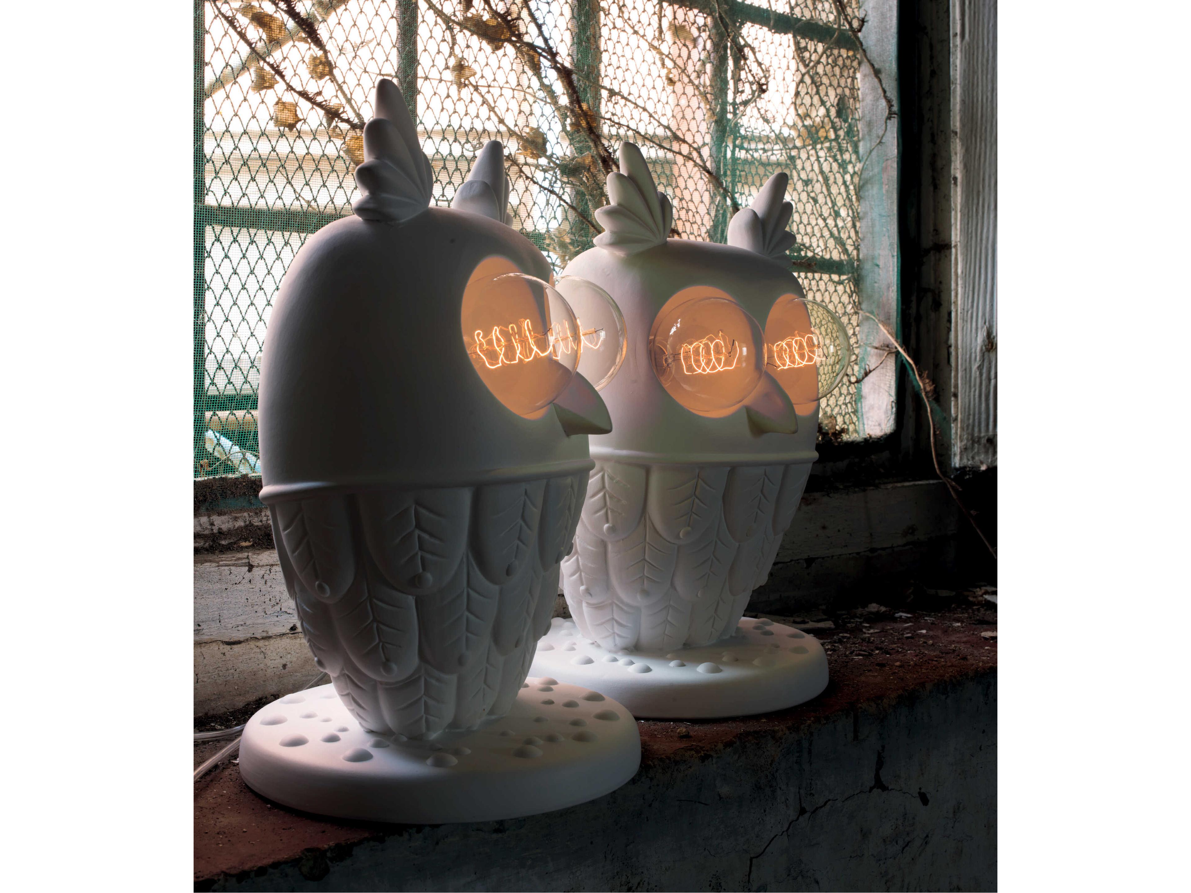 Karman Ti Vedo LED Matt White Table Lamp