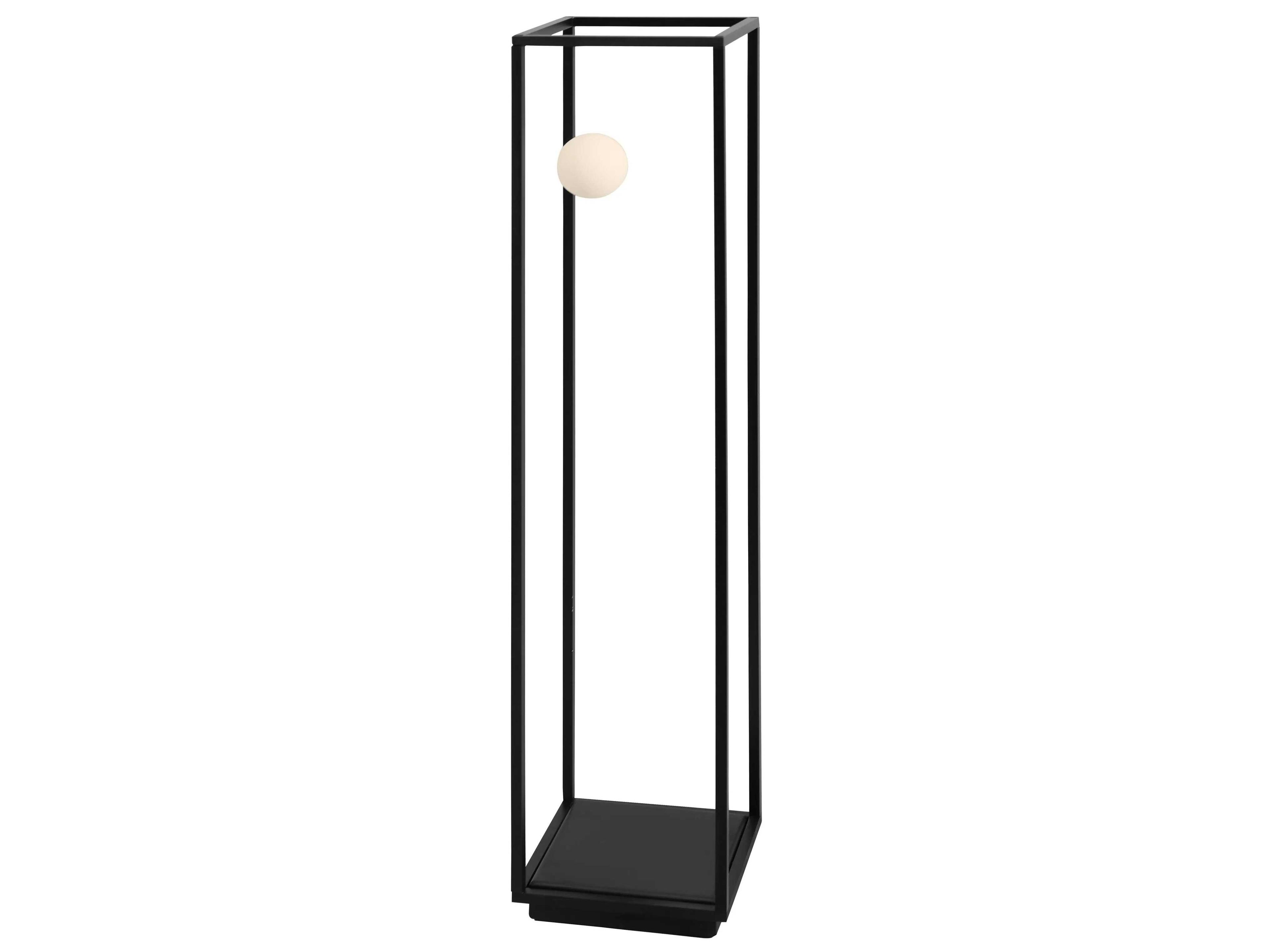 Abachina Black Floor Lamp