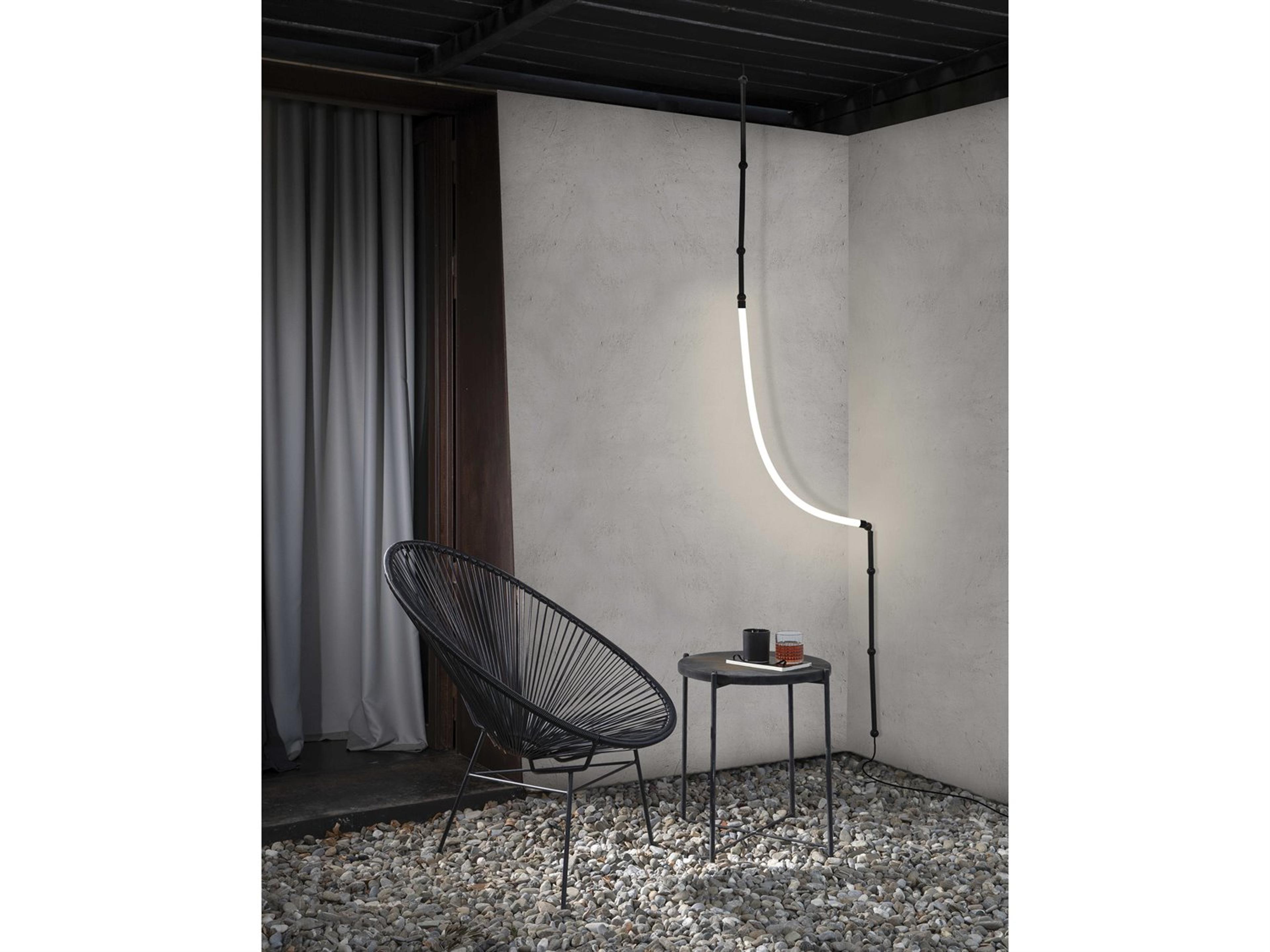 Karman Leda Black Floor Lamp