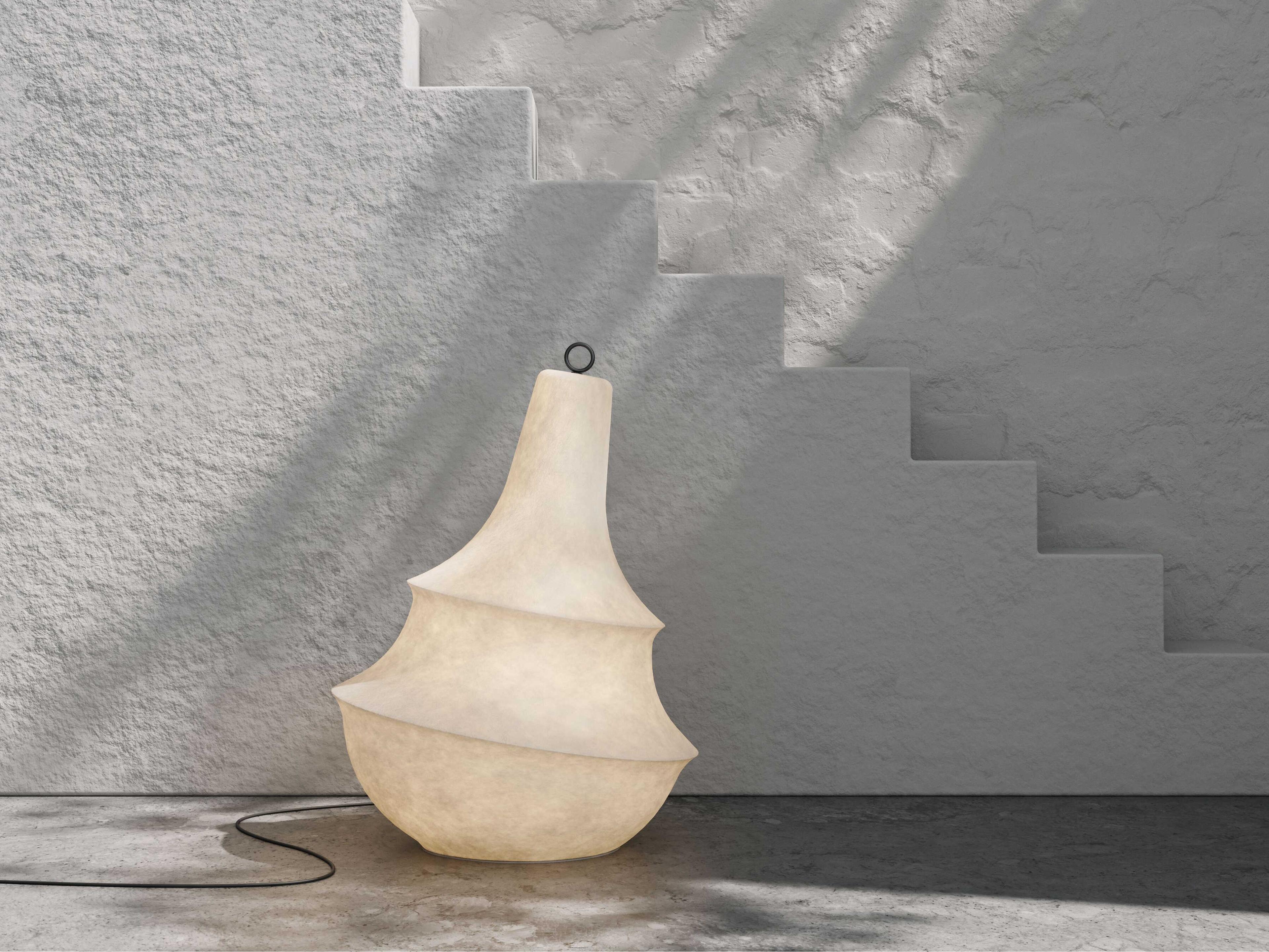 Karman Lady D White Buffet Lamp