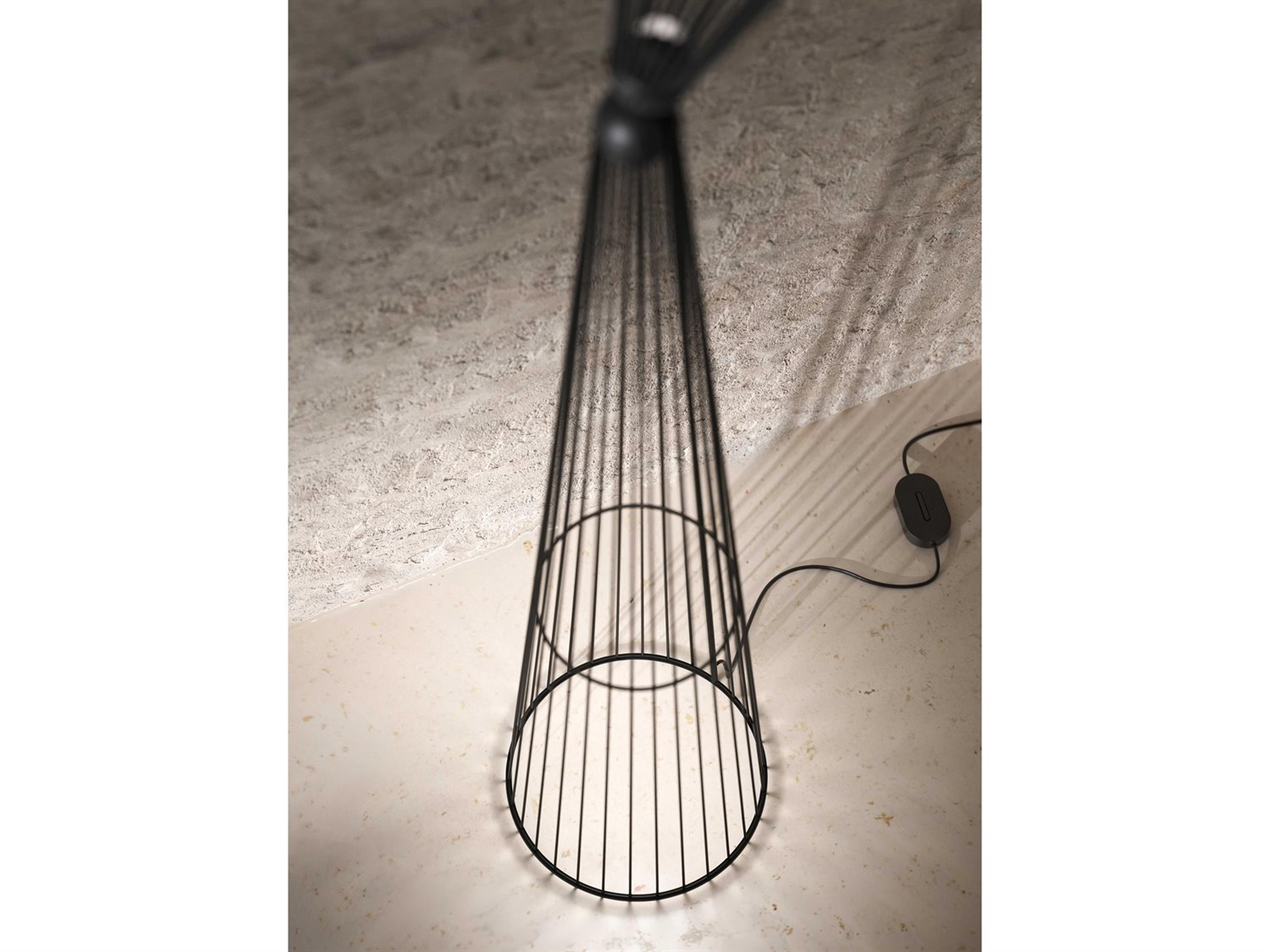 Karman Ikonika Matt Black Aluminum Floor Lamp