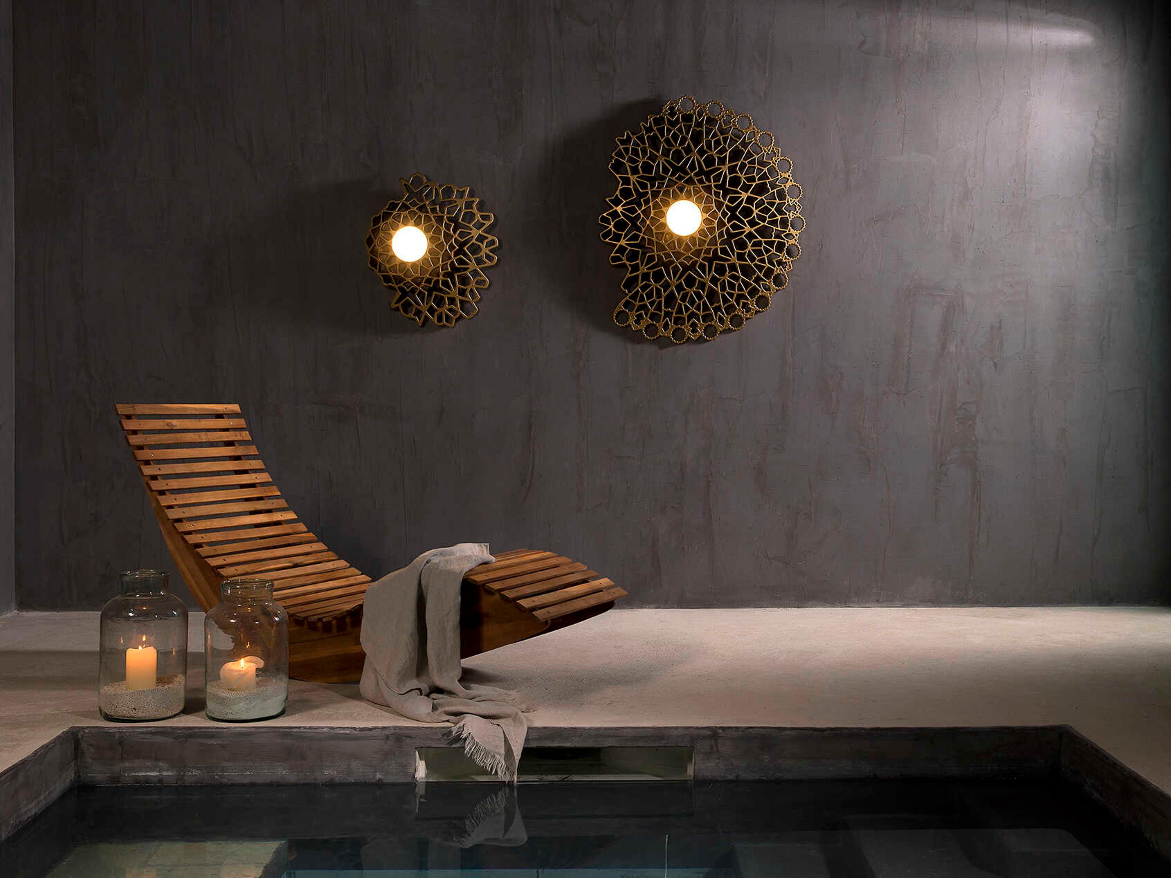 Karman Notredame Gold Wall Sconce