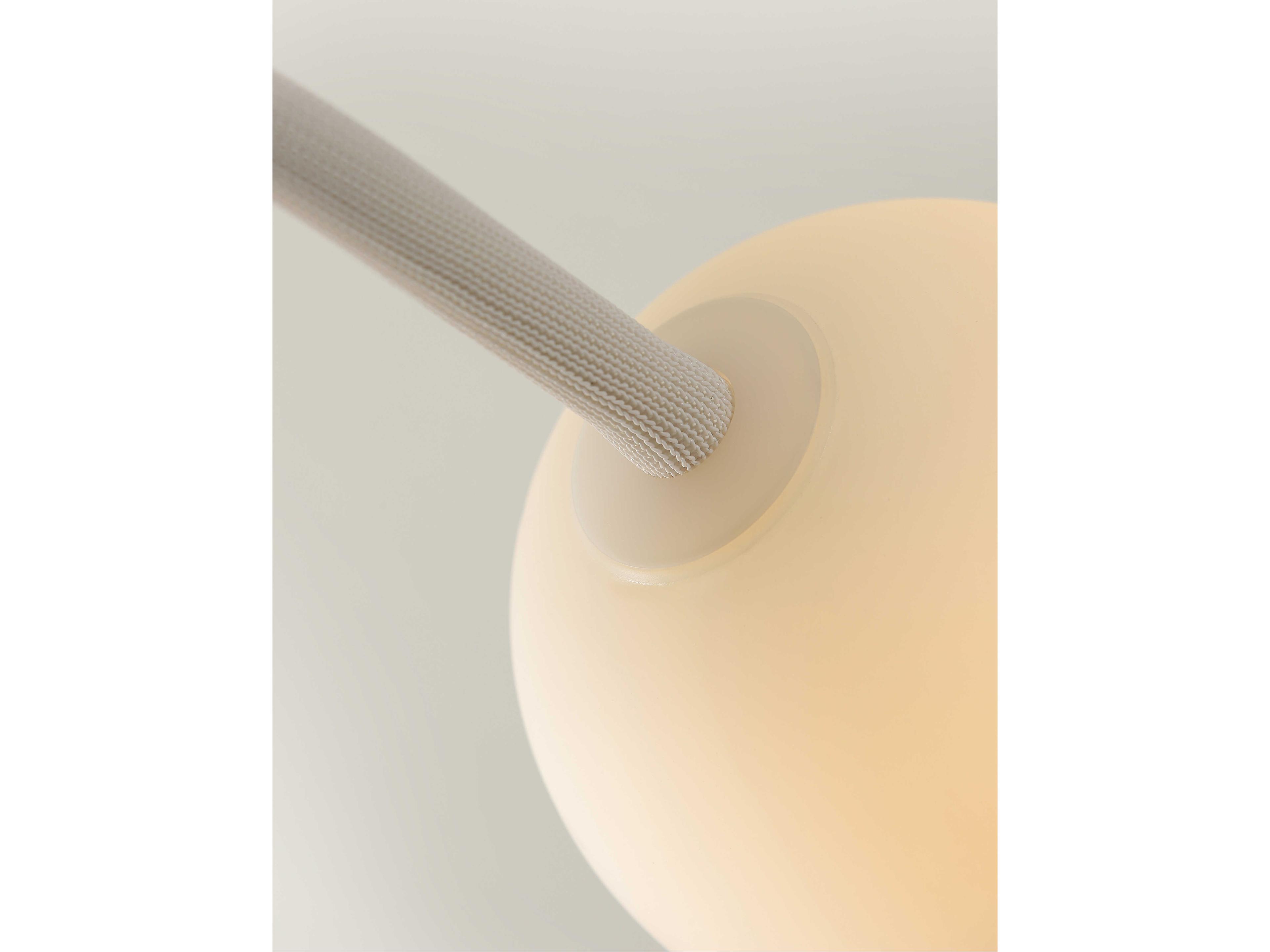 Karman Moony 5-Light Matte White Globe Mini Pendant