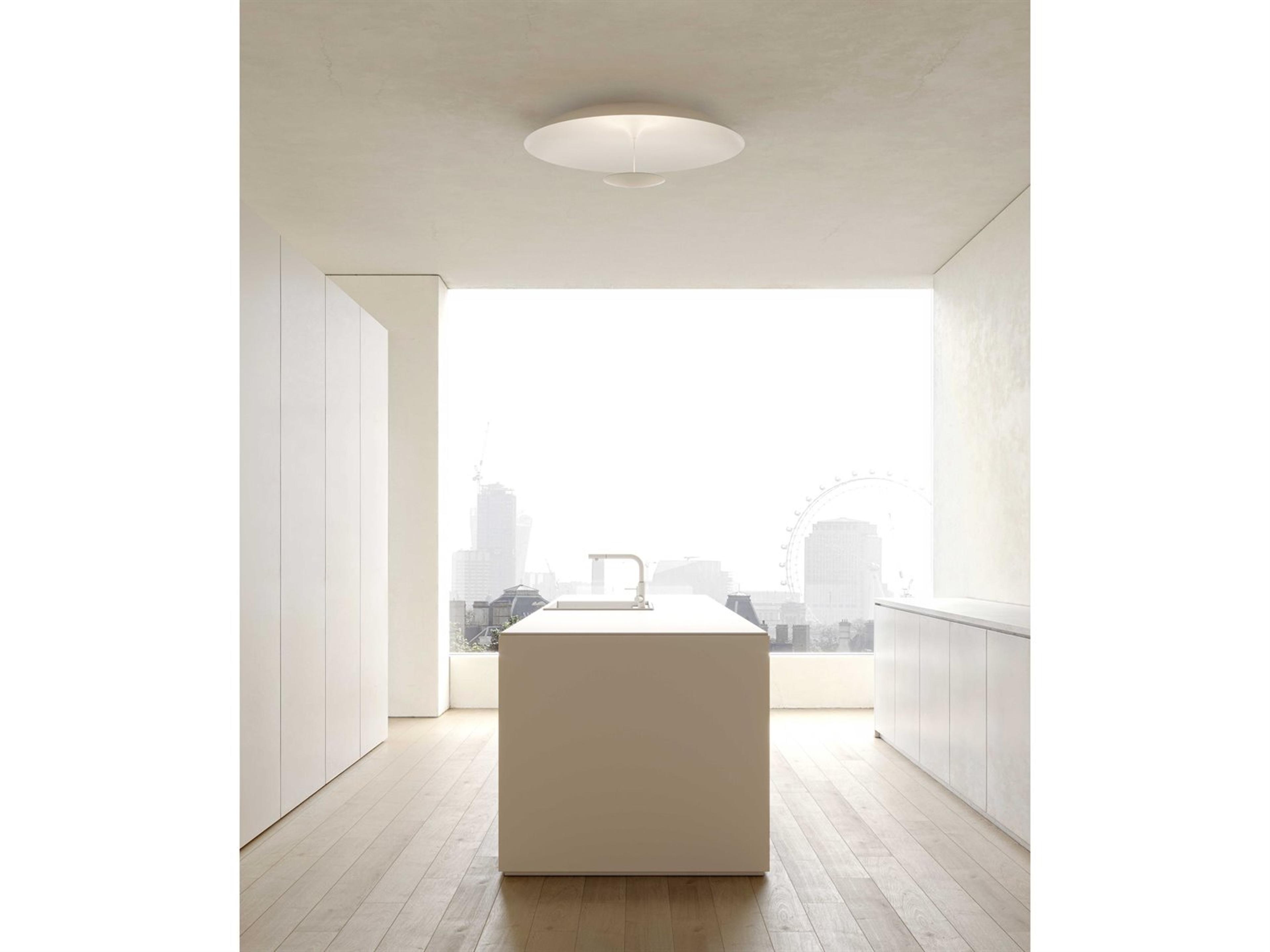 Karman Blanco Matt White Dome Flush Mount