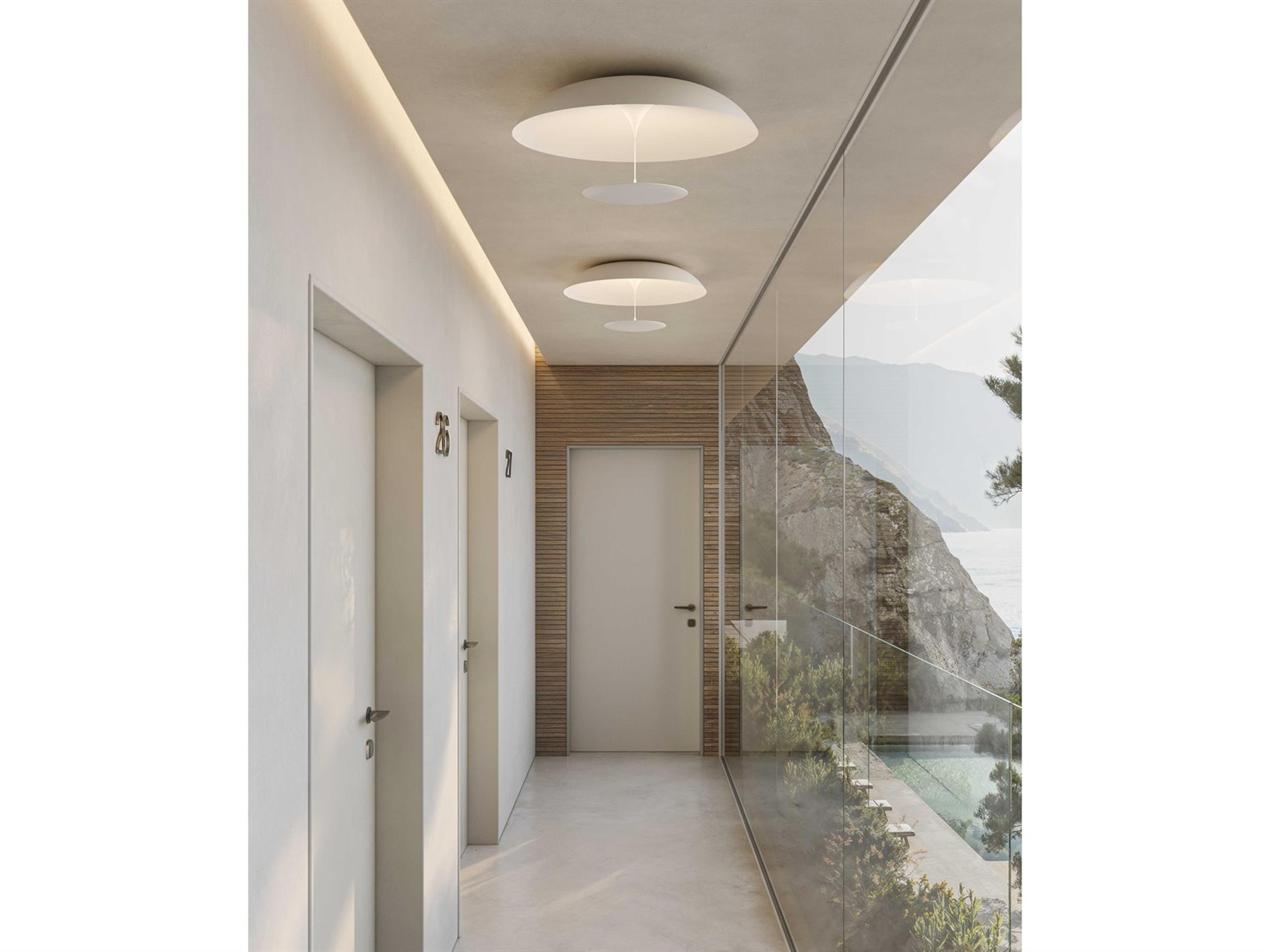 Karman Blanco Matt White Dome Flush Mount