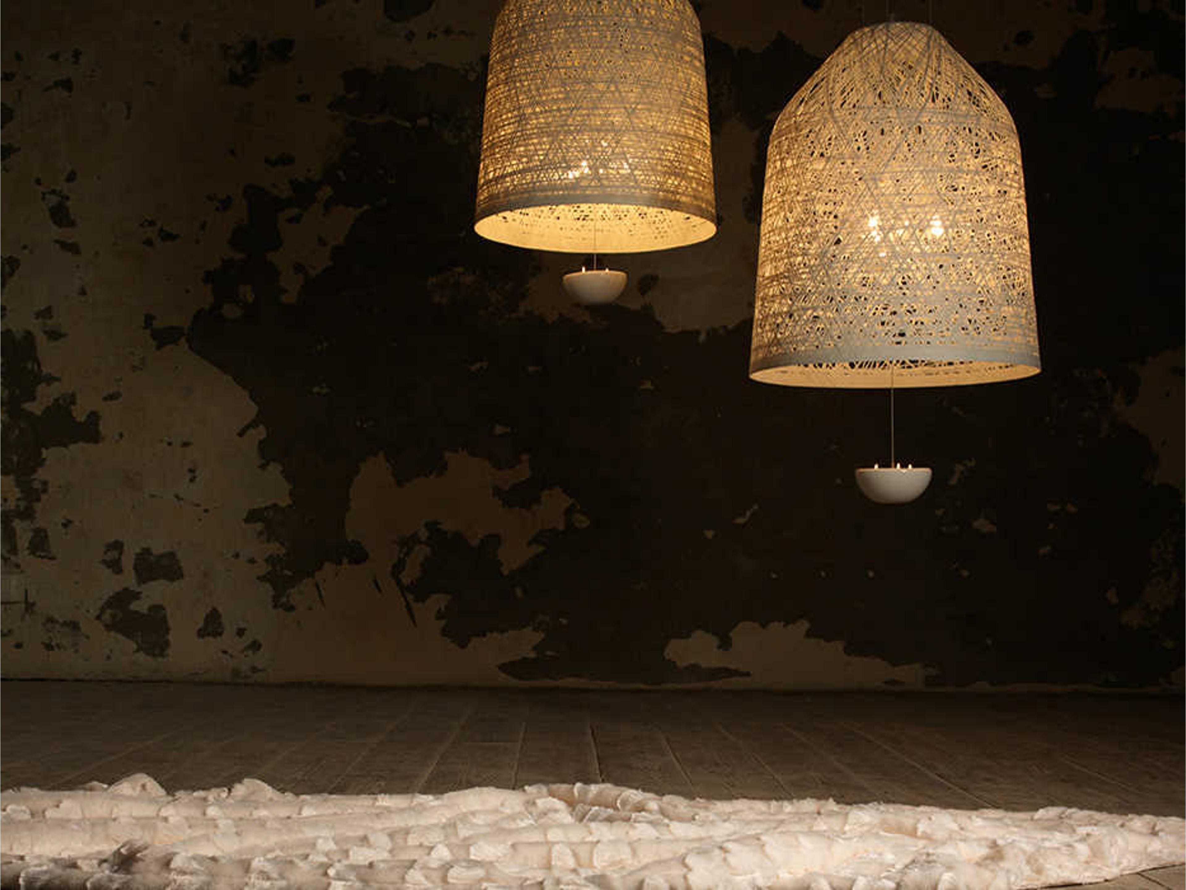 Karman Black Out 1-Light White LED Geometric Pendant