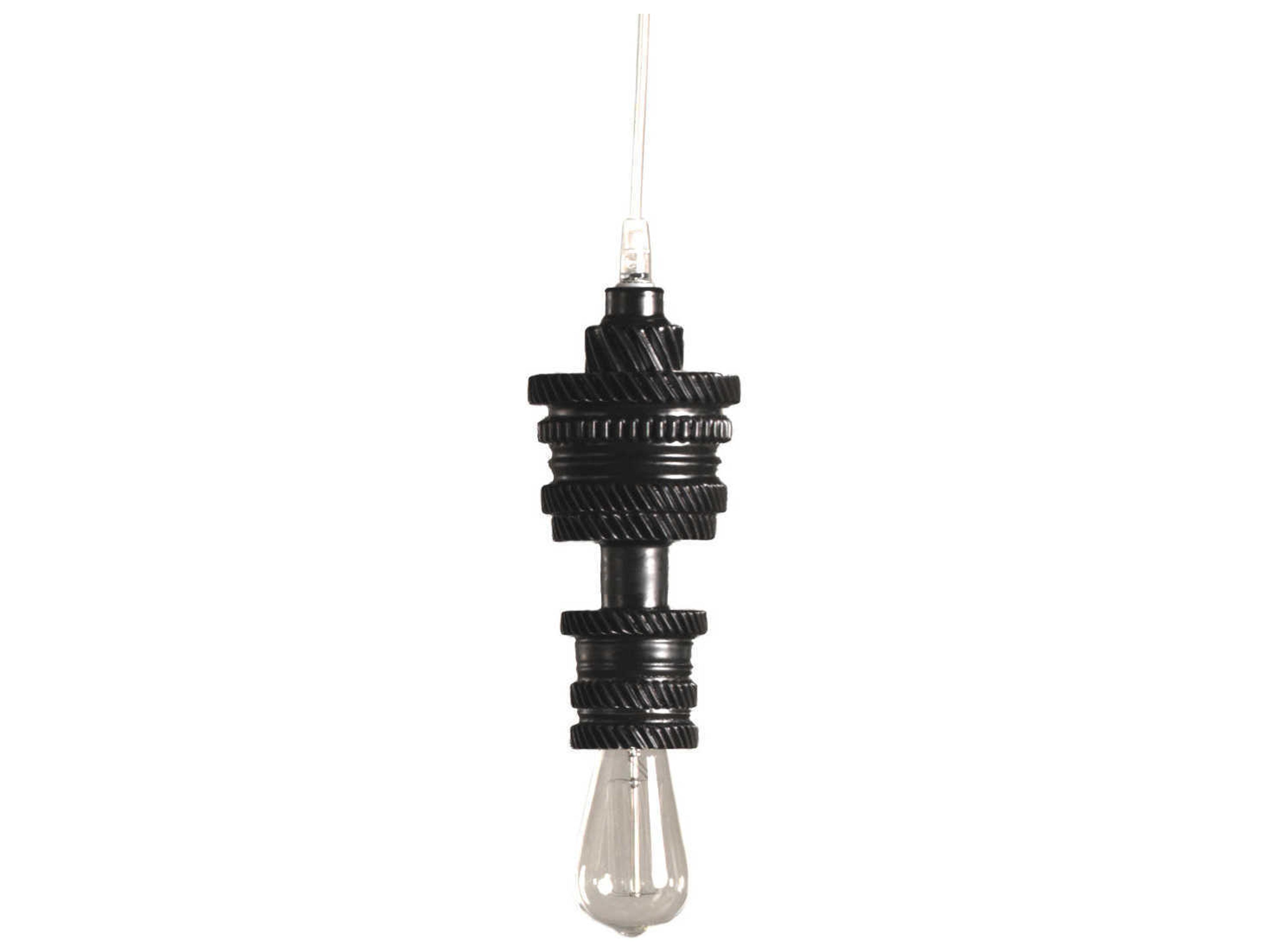 Mek 1-Light Matt Black Mini Pendant