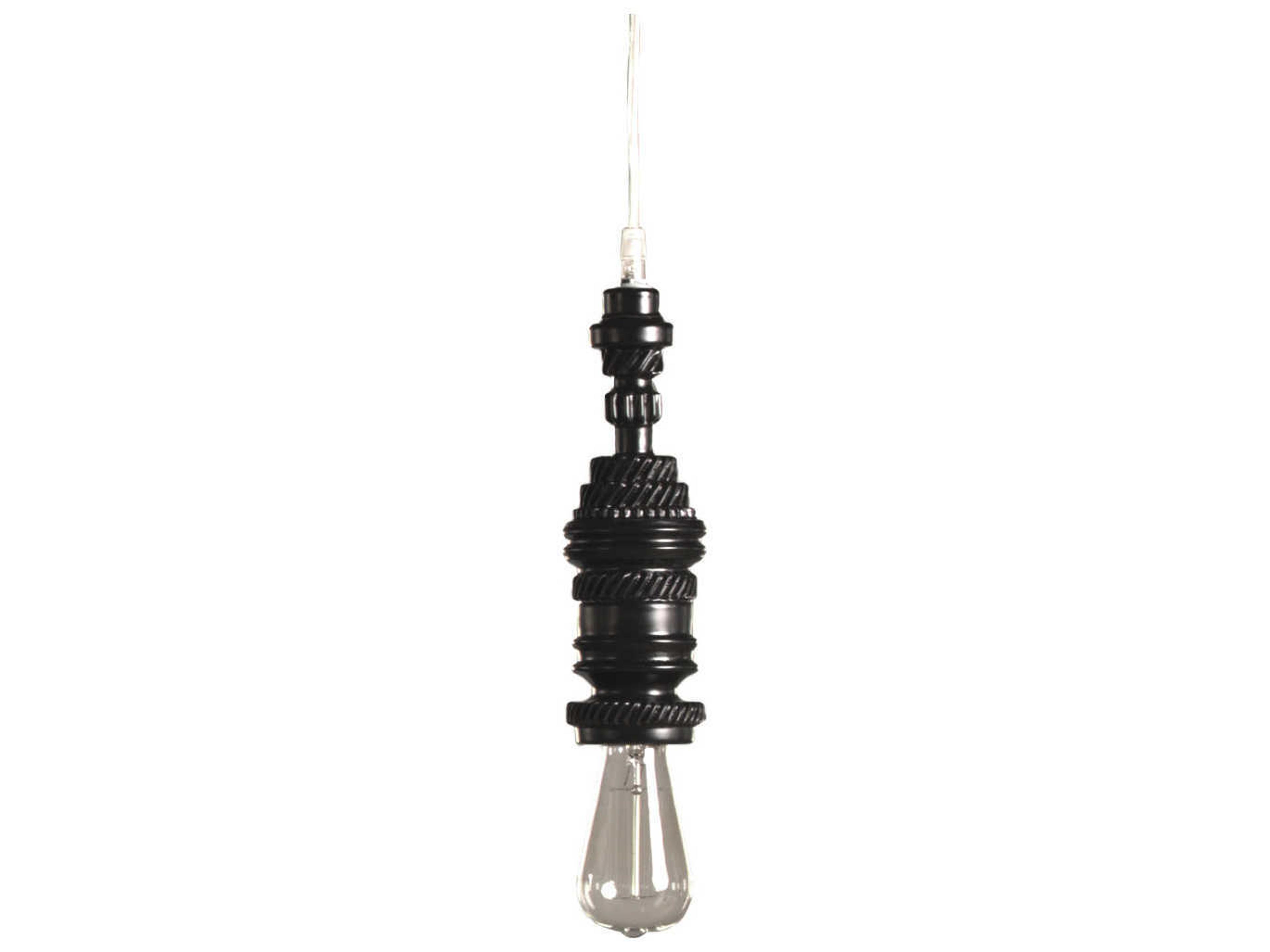 Mek 1-Light Matt Black Mini Pendant