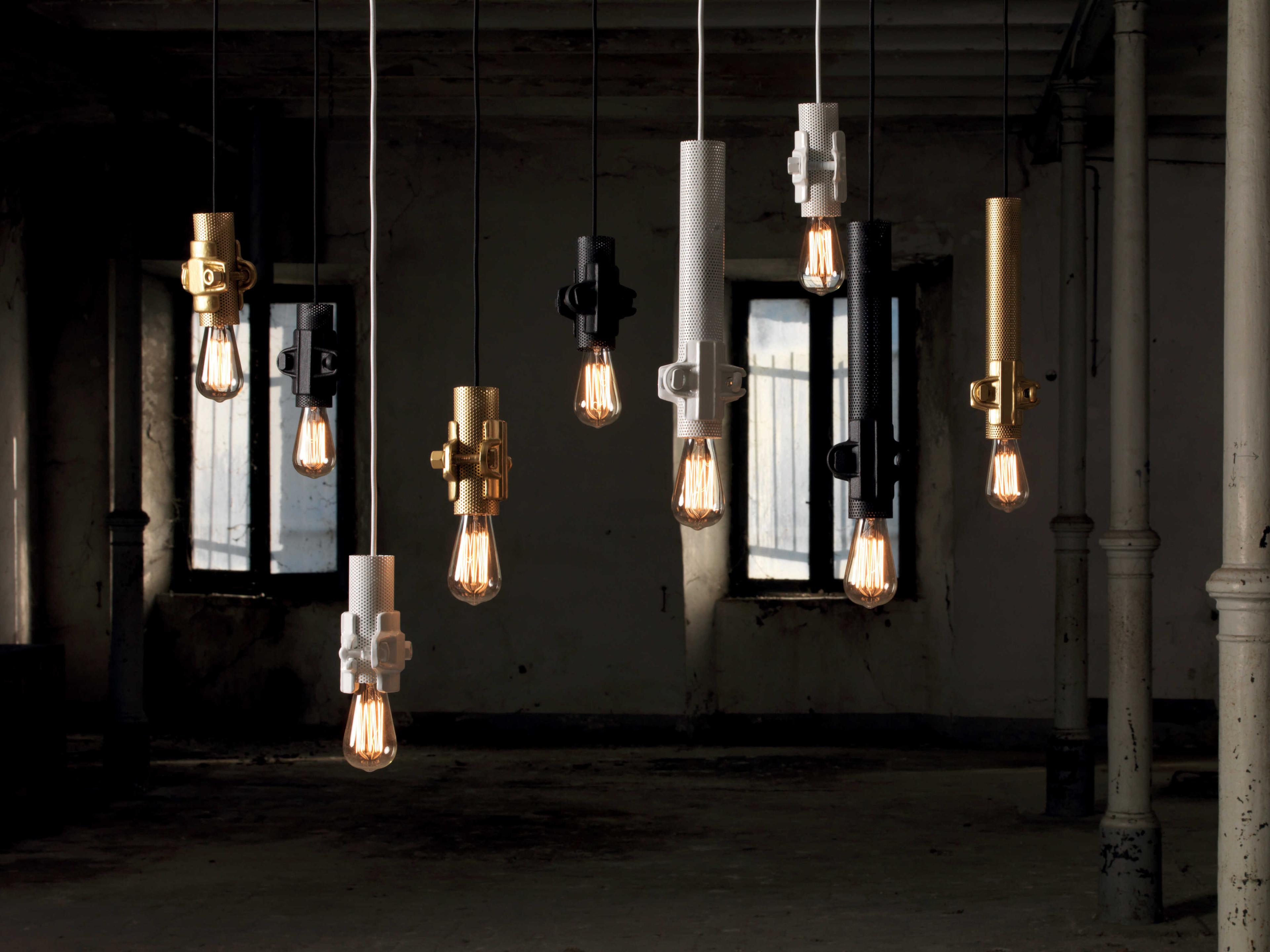 Karman Nando 1-Light White Mini Pendant