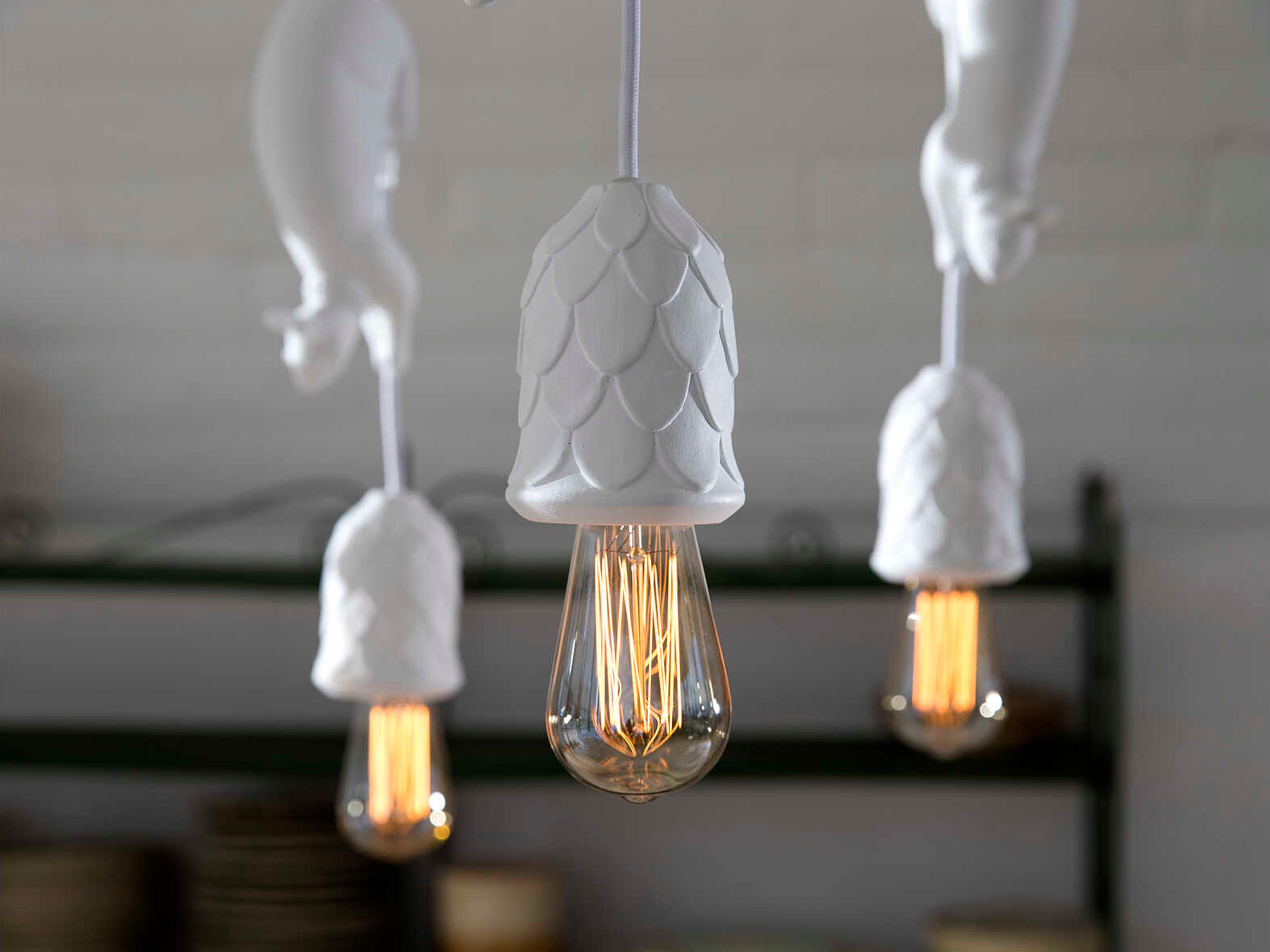 Karman Sherwood E Robin 1-Light Matt White LED Mini Pendant