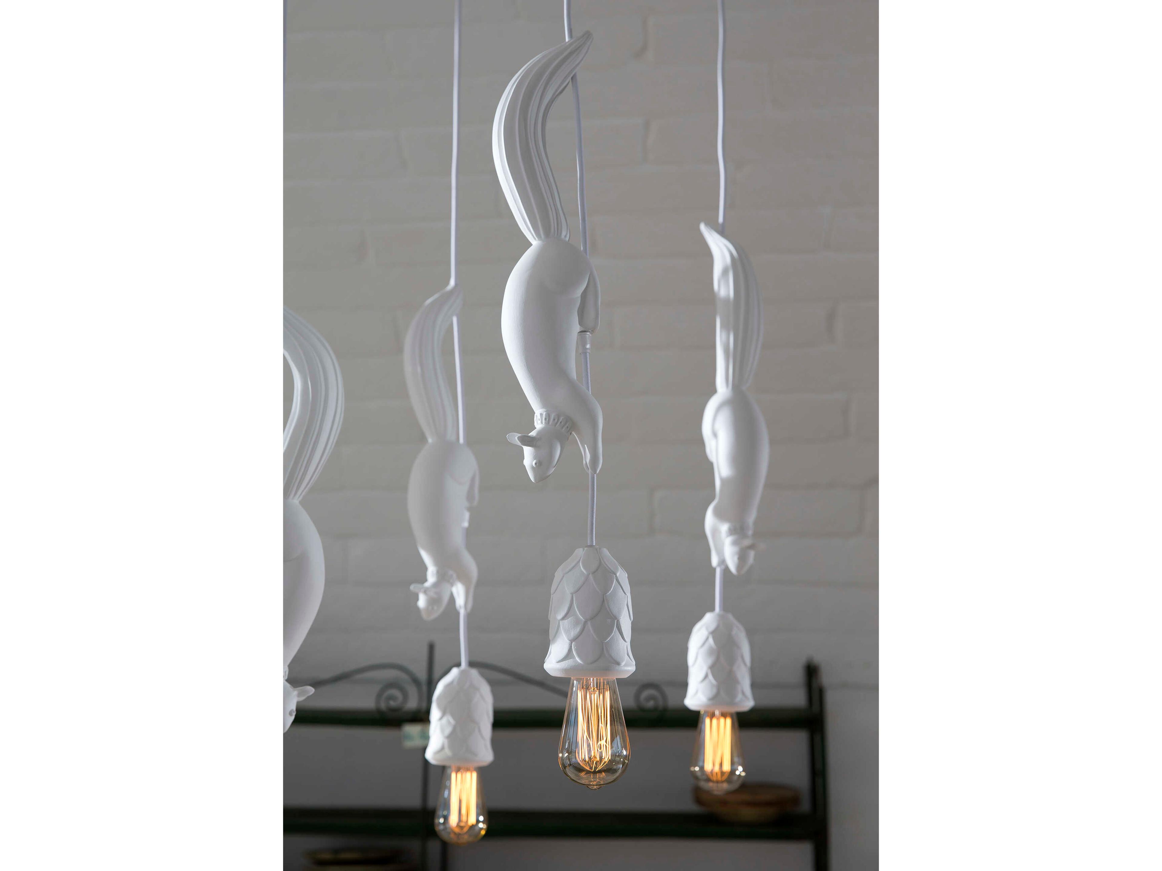 Karman Sherwood E Robin 1-Light Matt White LED Mini Pendant