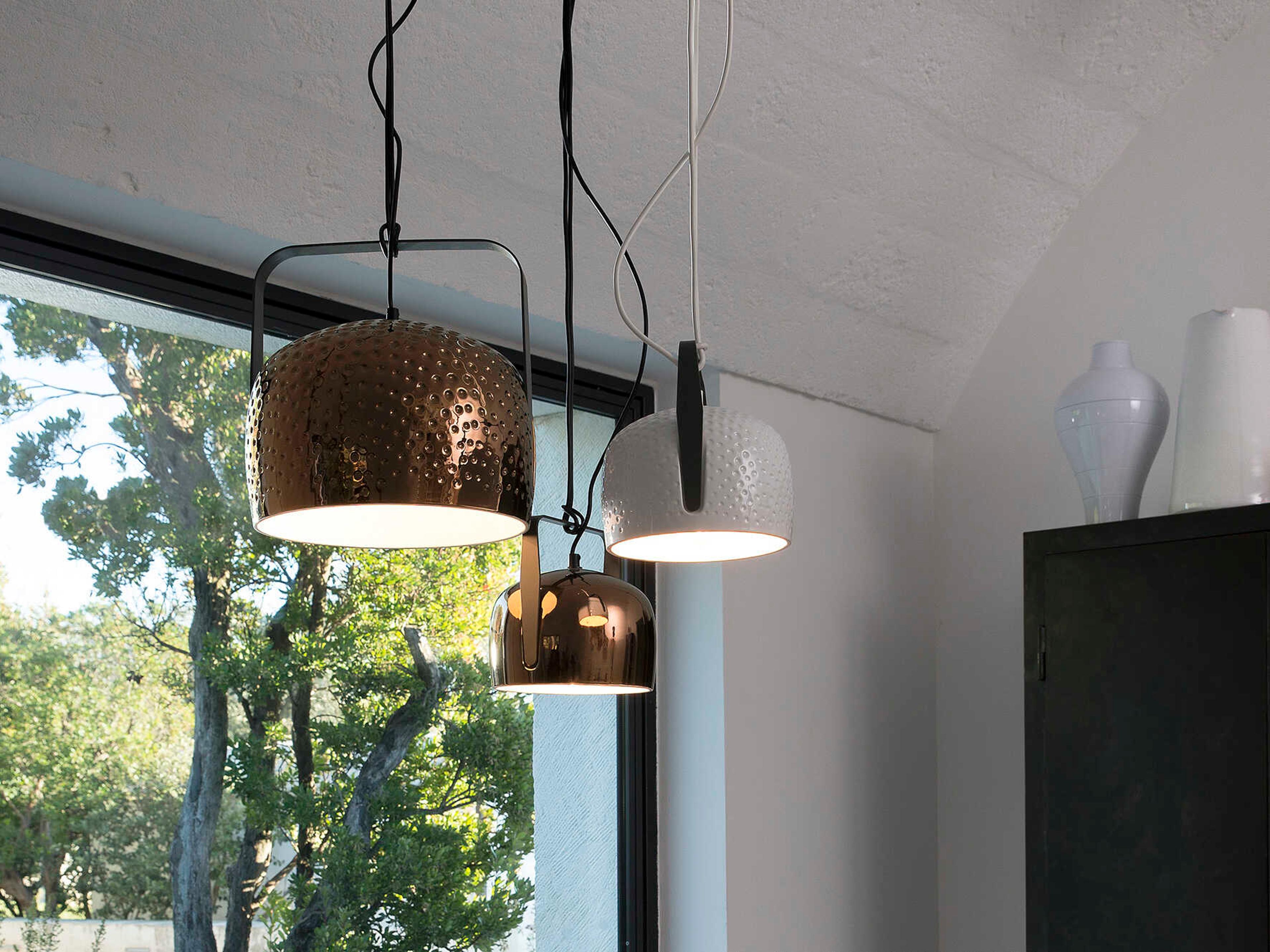 Karman Bag 1-Light Bronze LED Bowl Mini Pendant