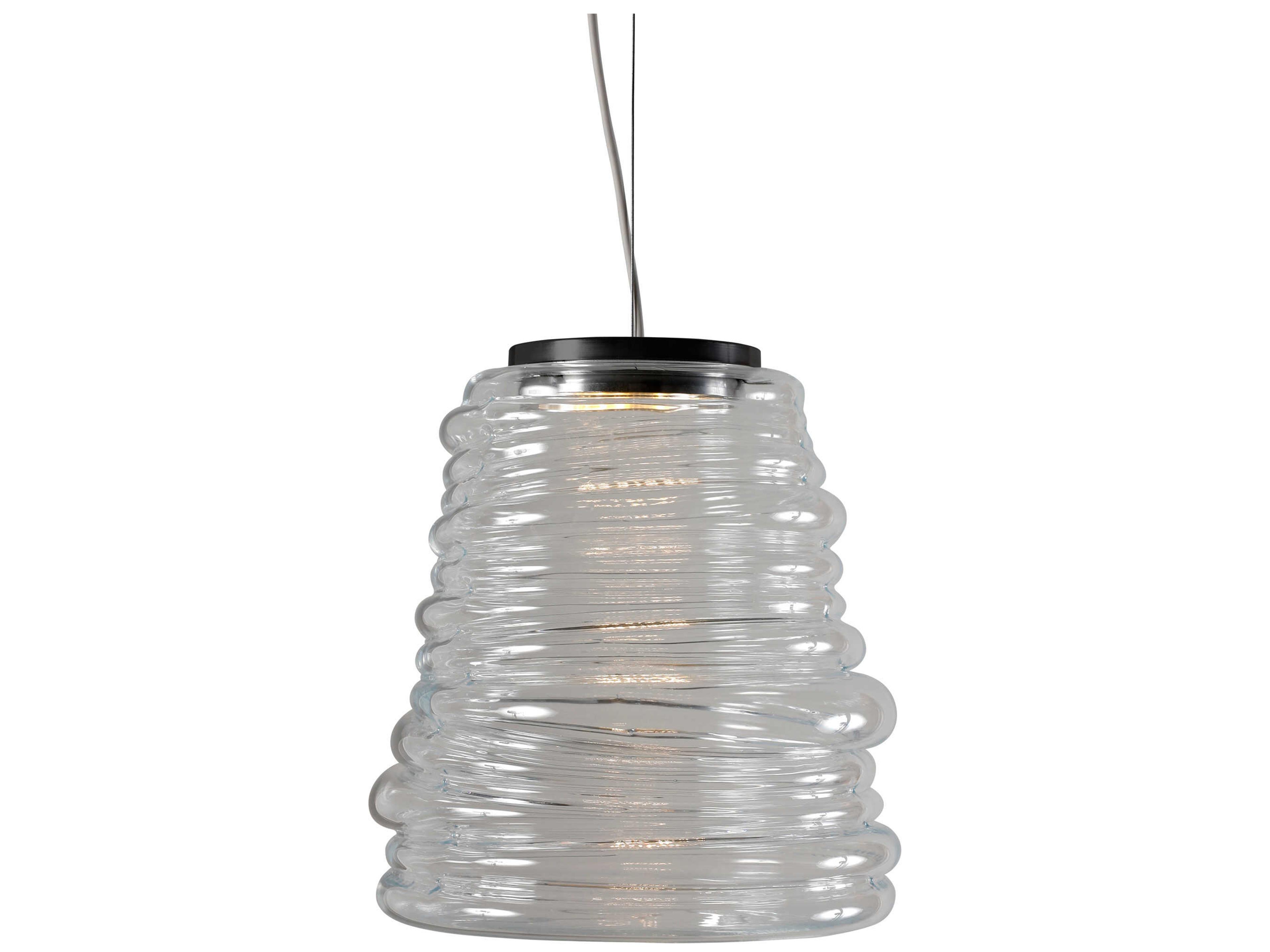 Bibendum 1-Light Transparent Clear Mini Pendant