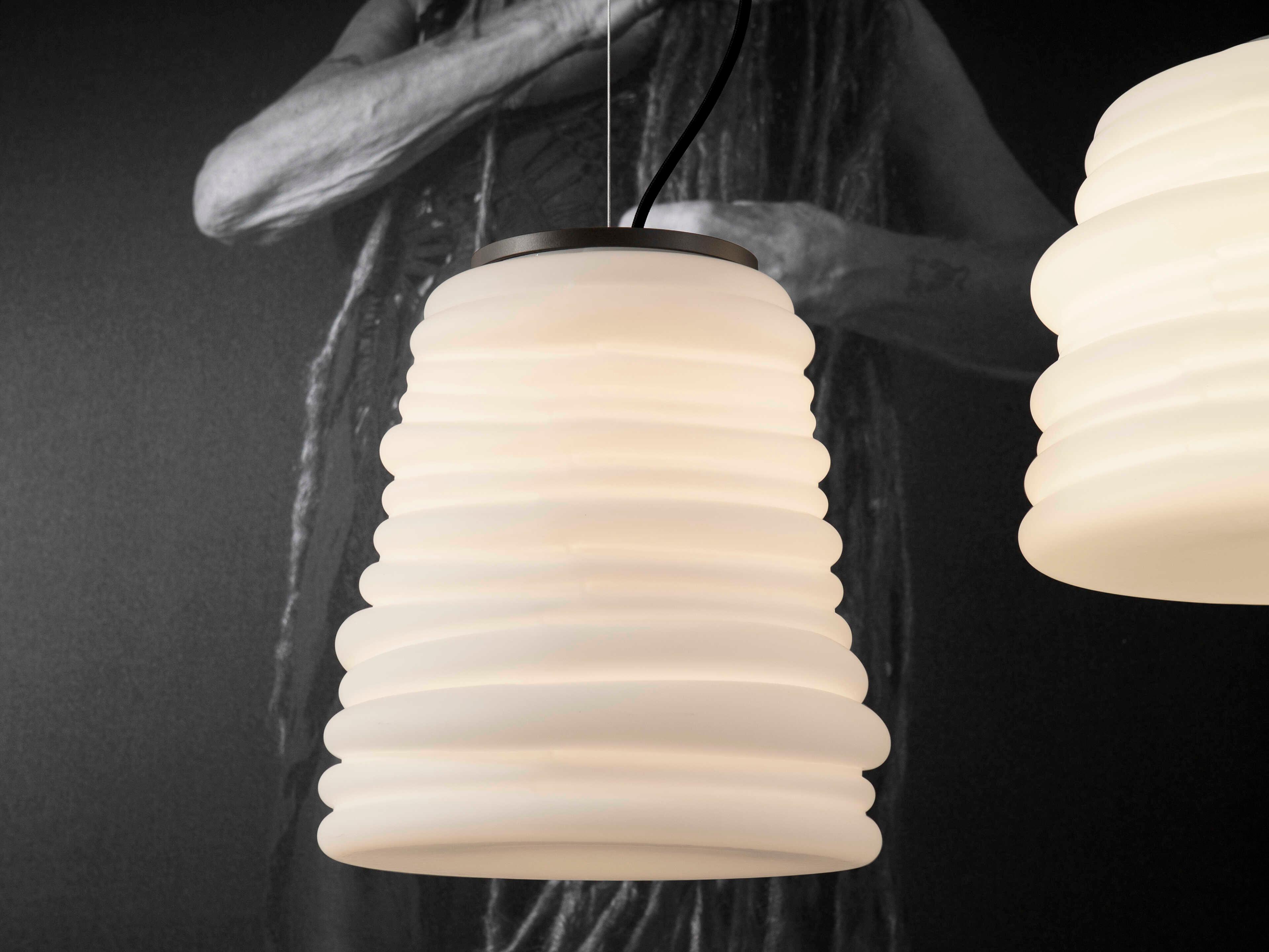 Karman Bibendum 1-Light White Mini Pendant