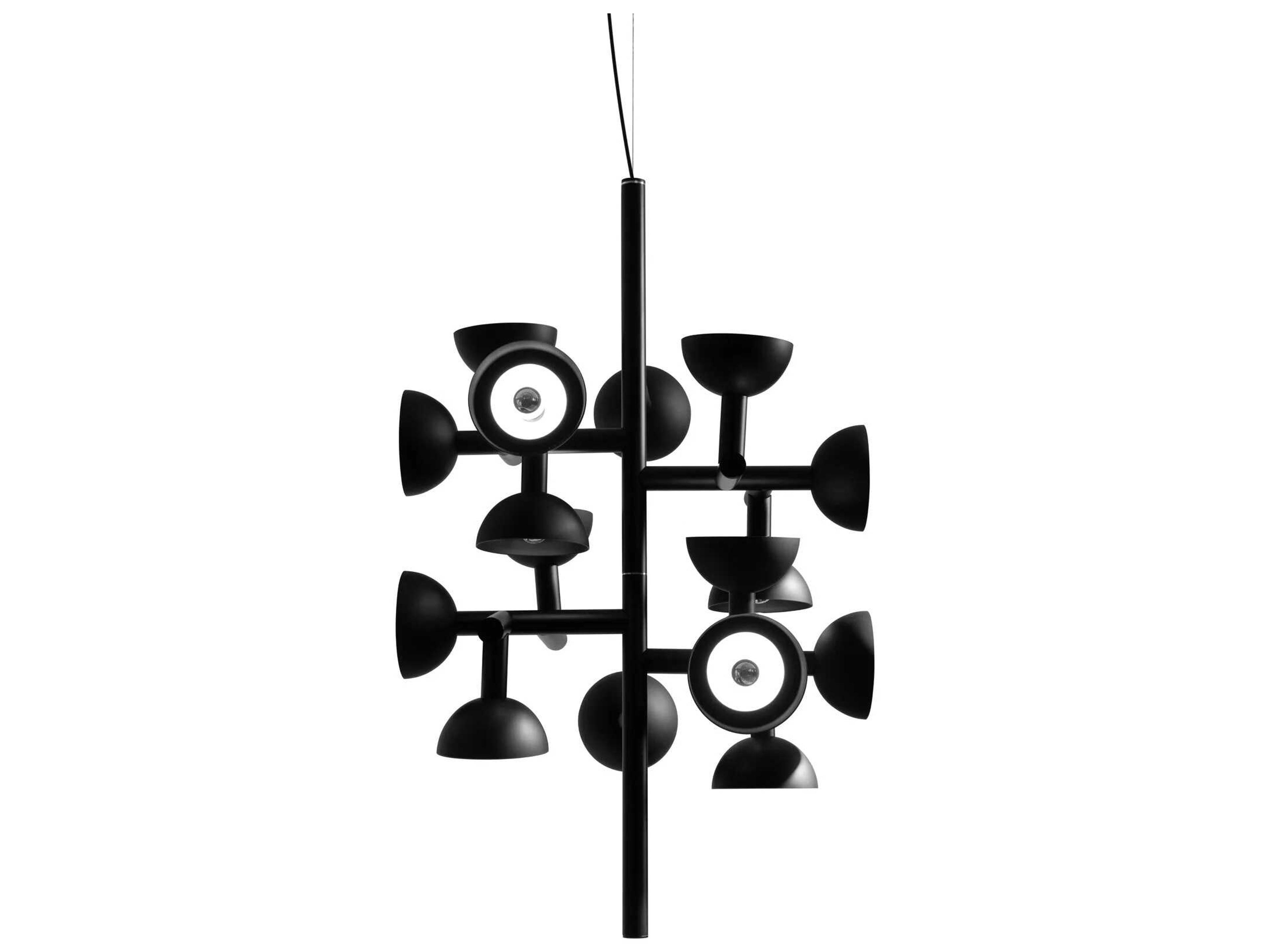 Sibilla 16-Light Black Geometric Chandelier