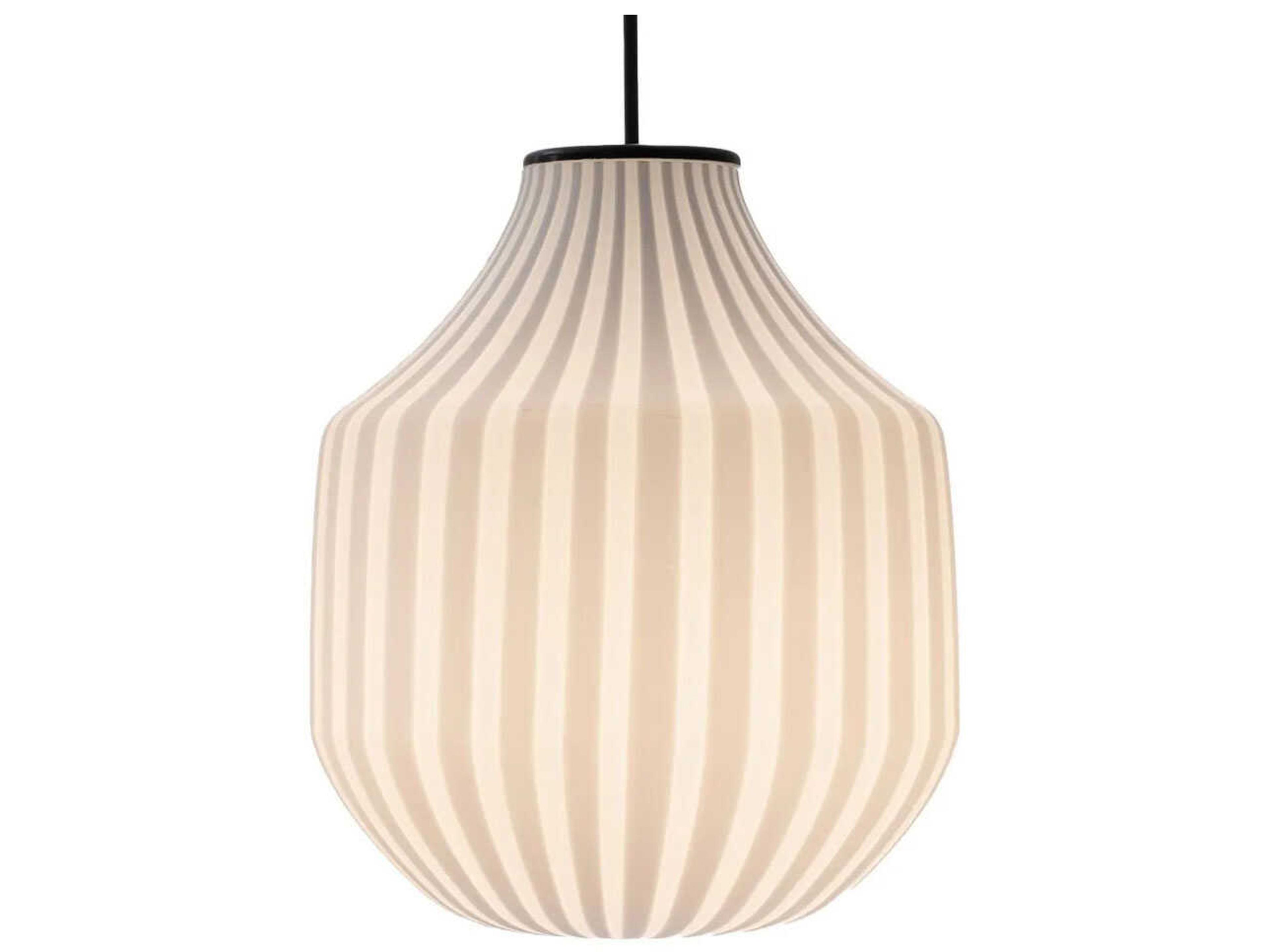 Karman Circus 1-Light White Mini Pendant