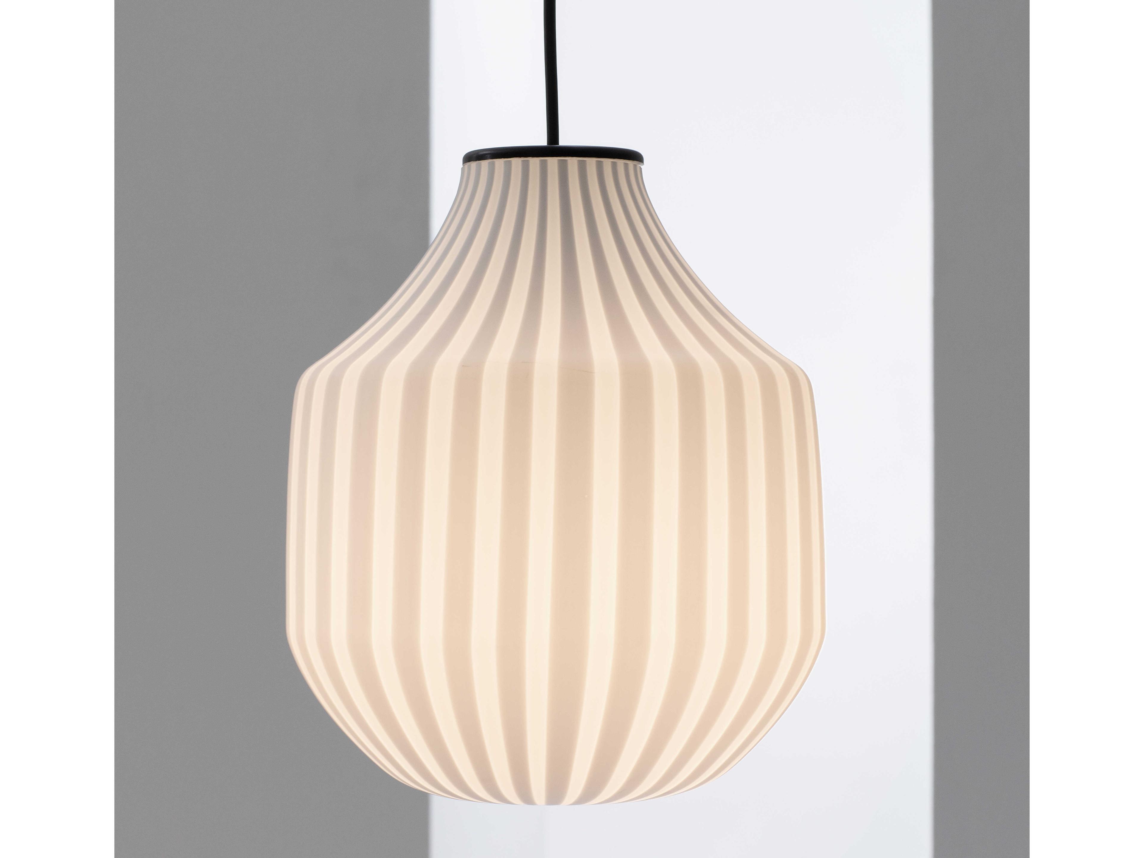 Karman Circus 1-Light White Mini Pendant