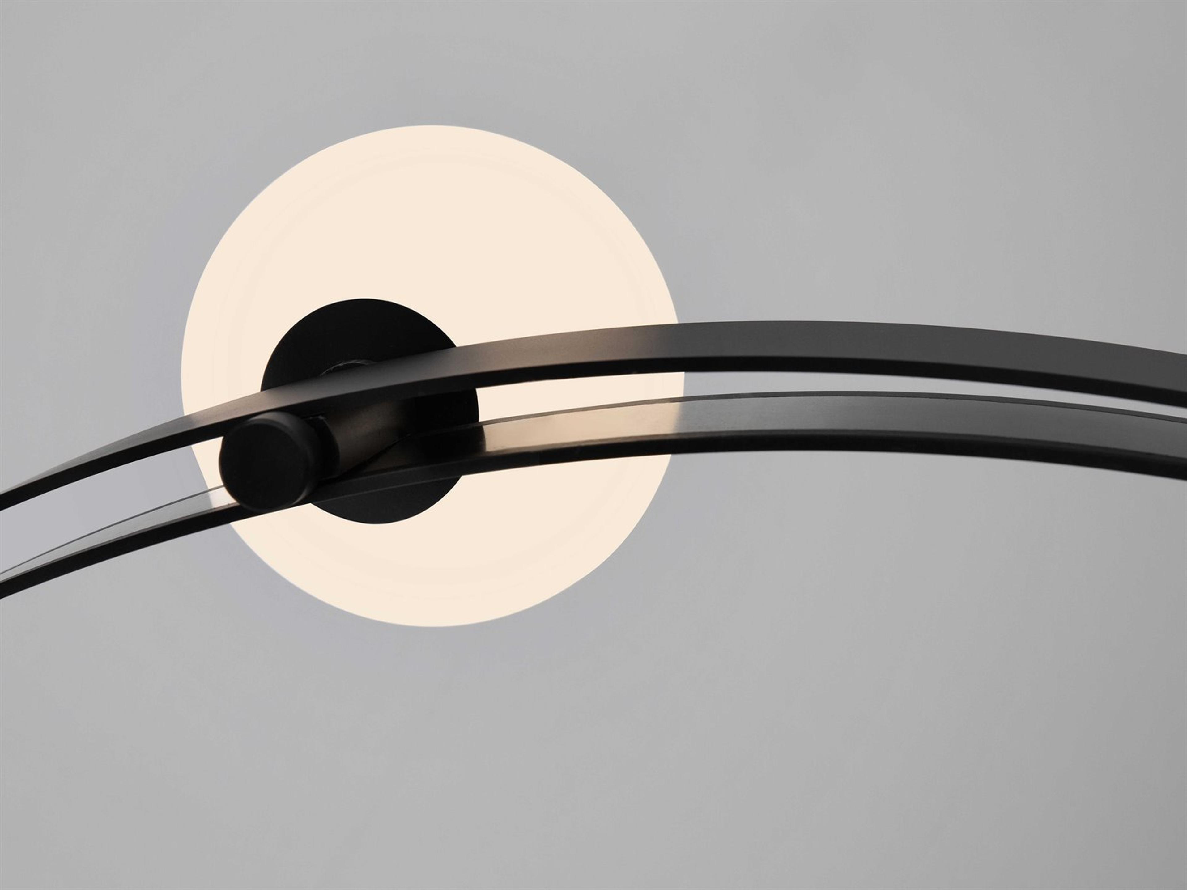 Karman Stant Black Round Pendant