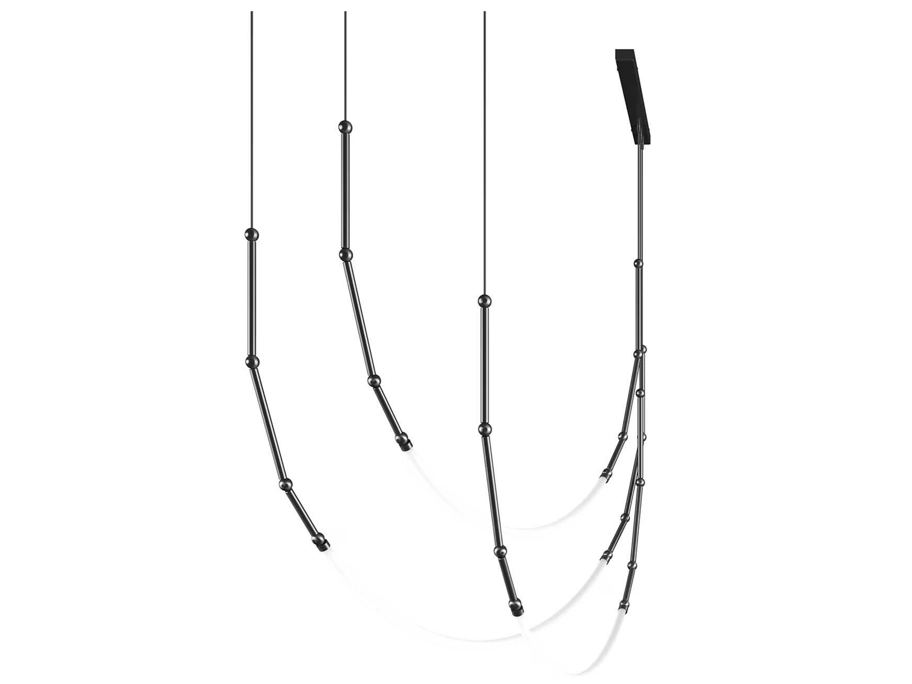 Leda Pendant Light Matt Black Modern