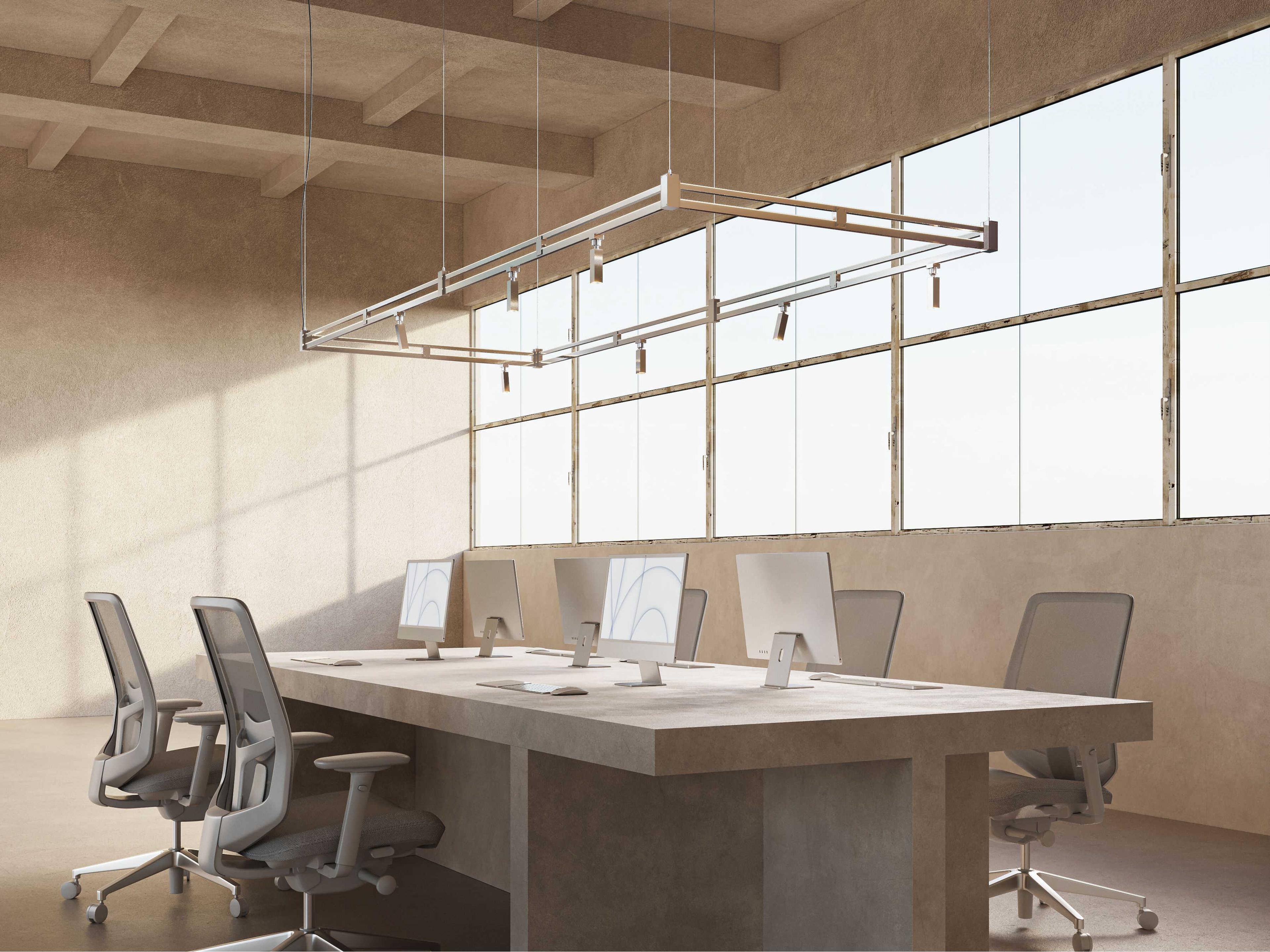 Karman Airtek One White Linear Island Pendant