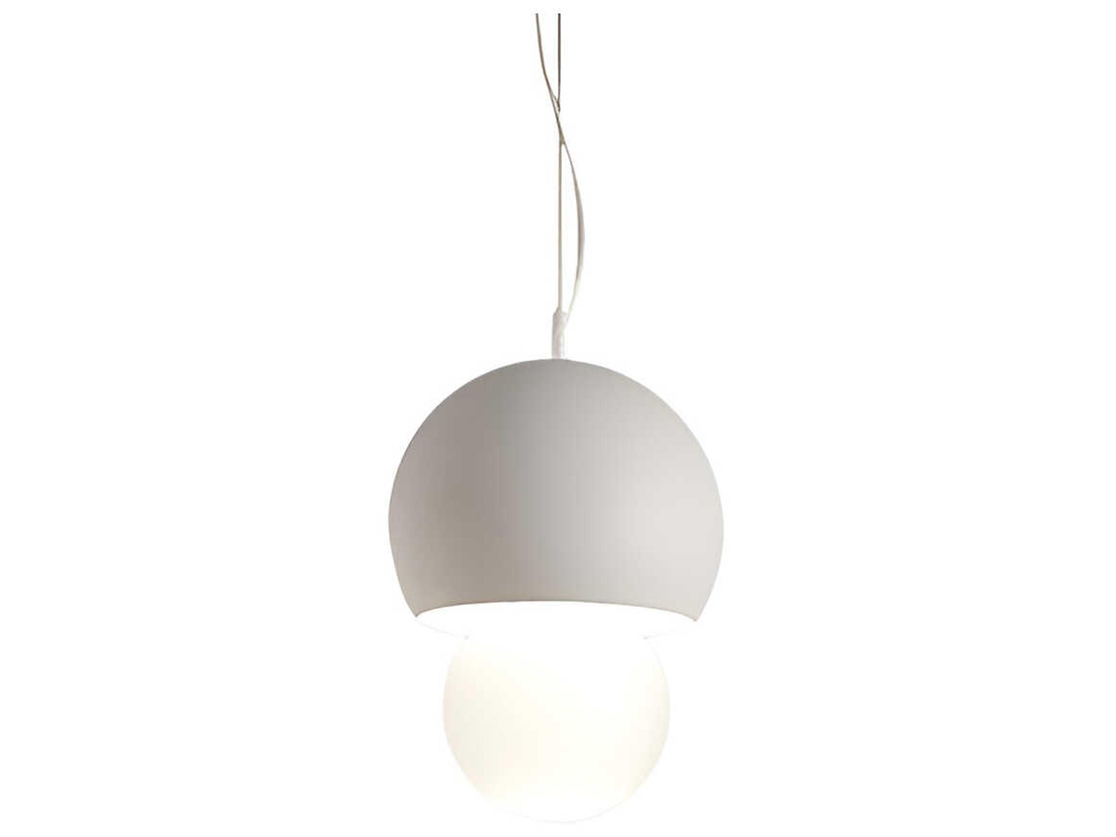 Triluna 4-Light Matte White Globe Tiered Mini Pendant