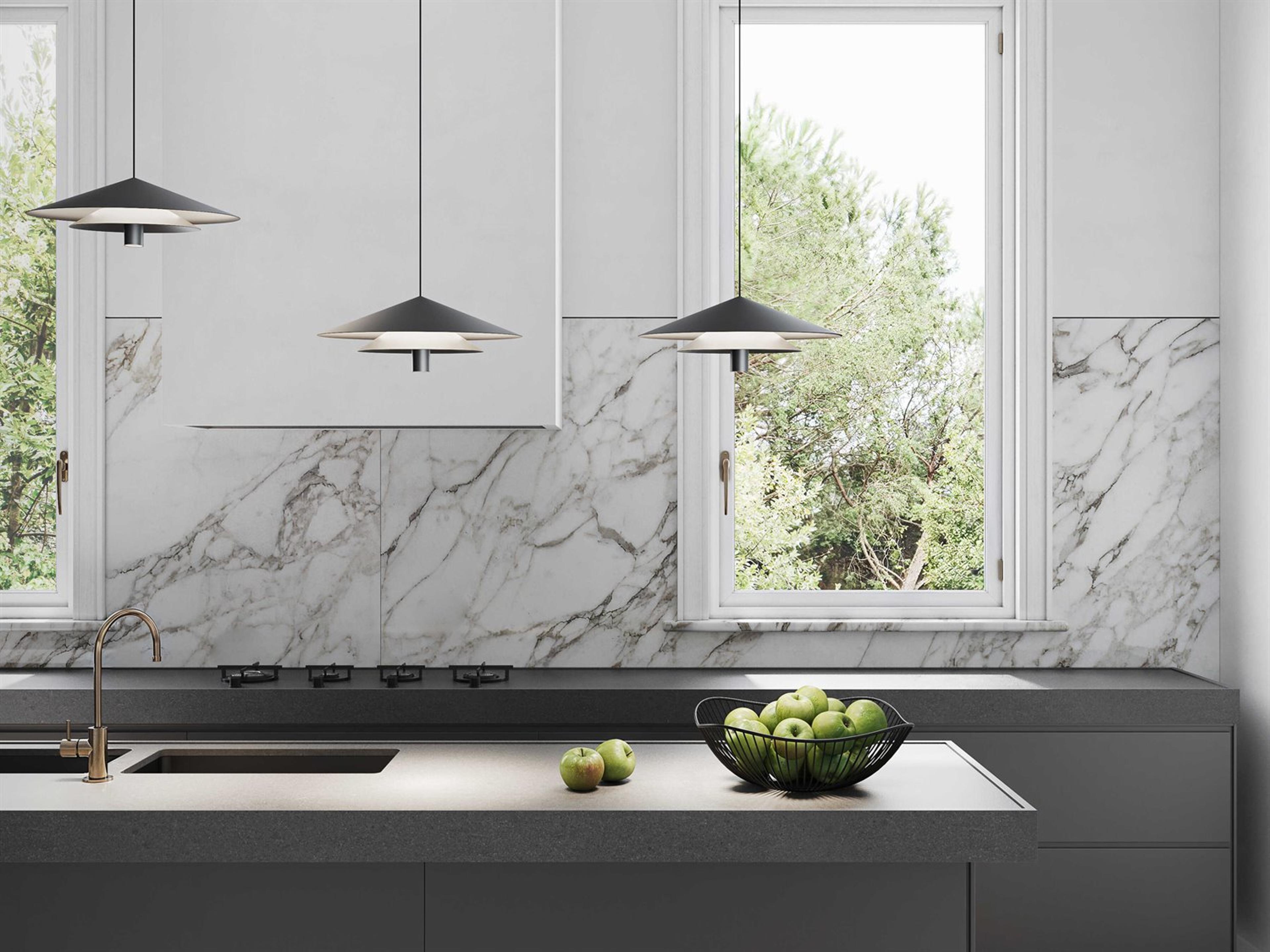 Karman Asso Matt Black White Pendant