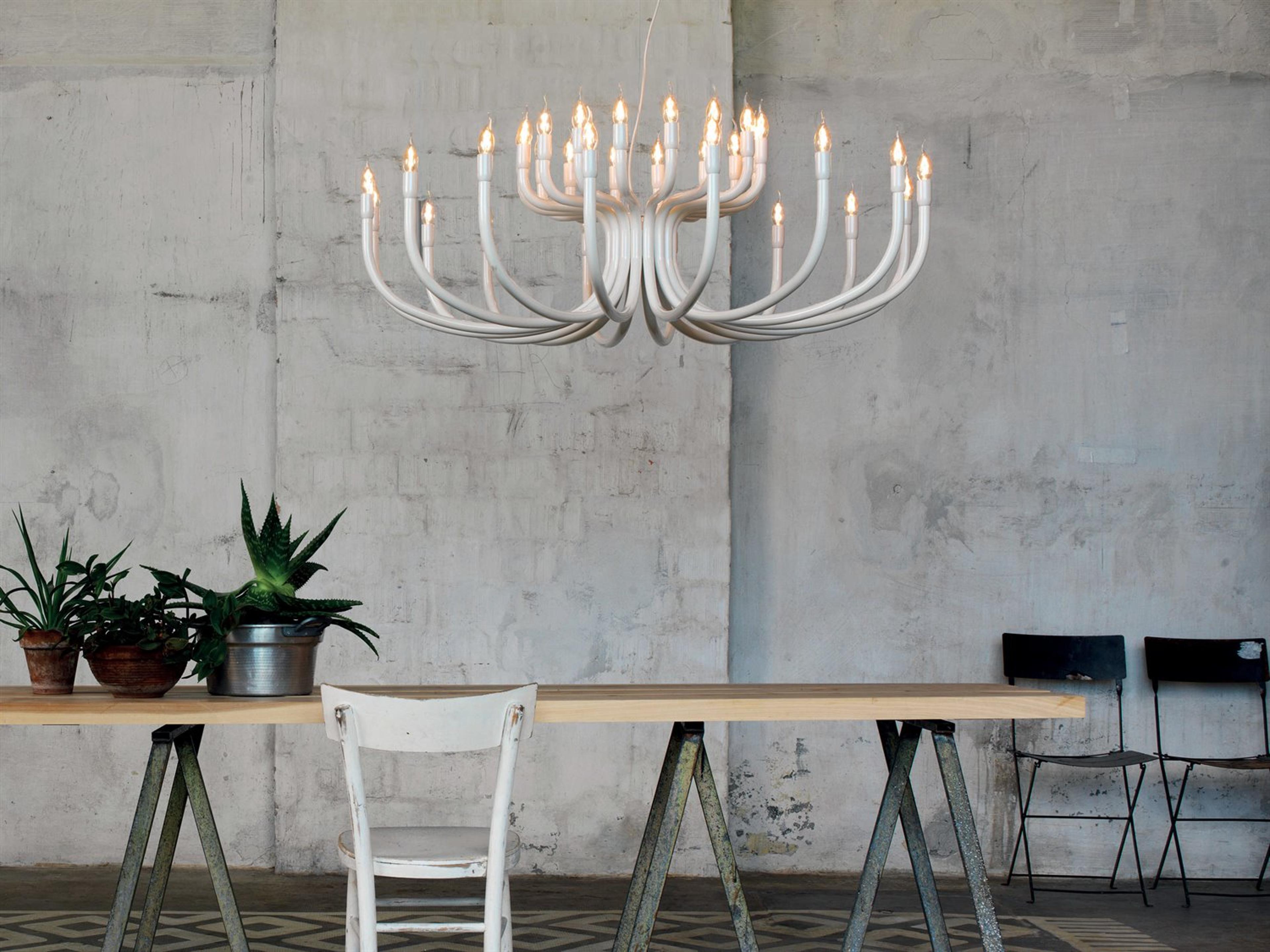 Karman Snoob 32-Light White Chandelier