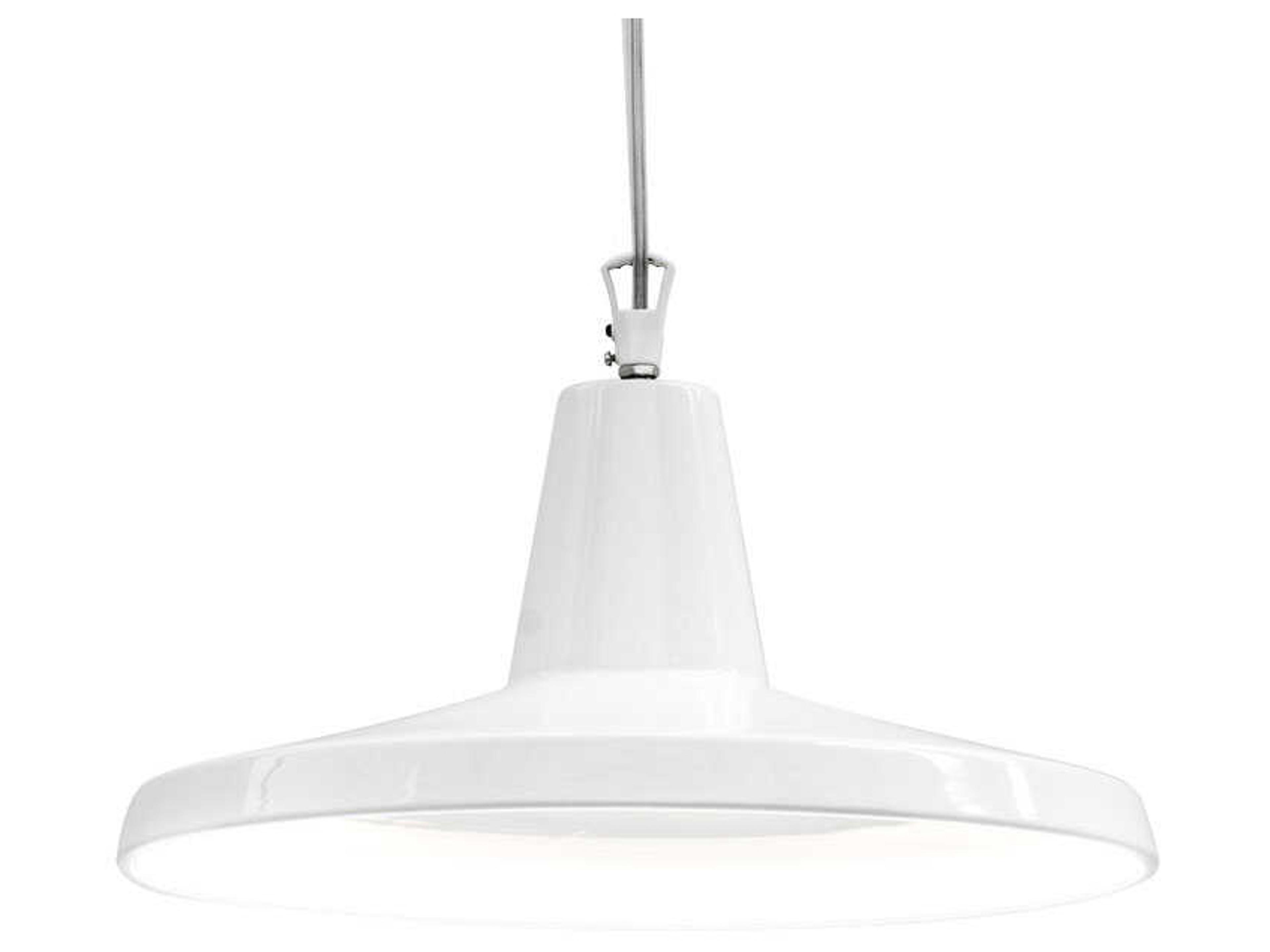 Gangster Pendant Light Modern White Ceramic