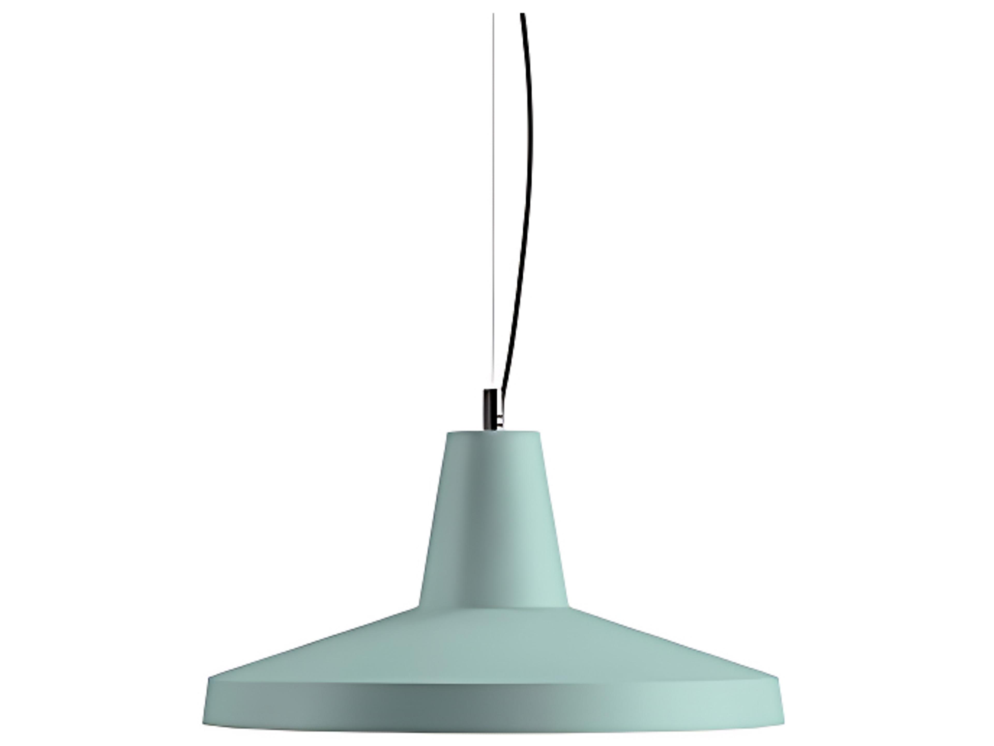 Gangster 1-Light Matt Green Ceramic Bowl Pendant Light