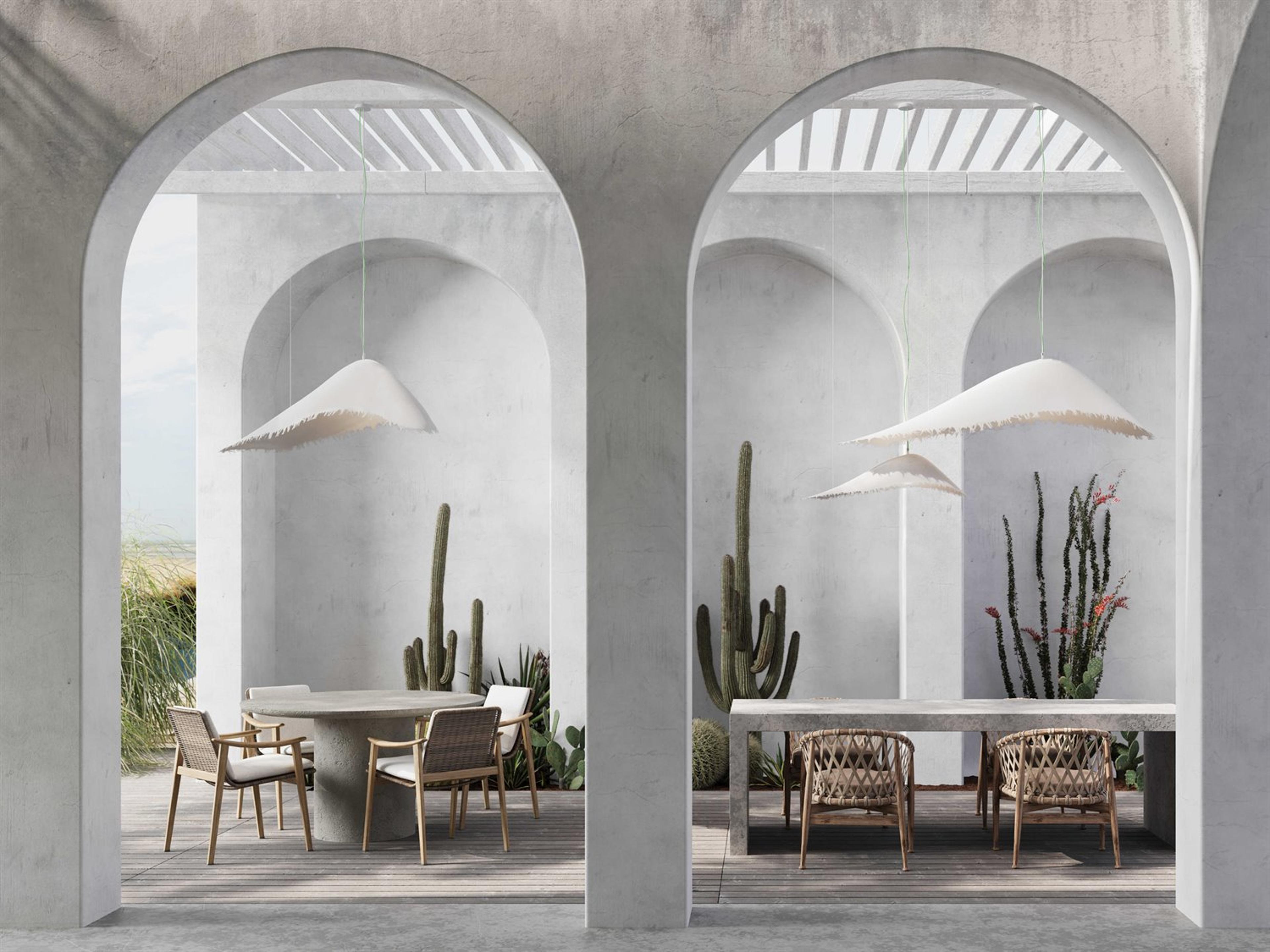 Karman Moby Dick 1-Light White Pendant