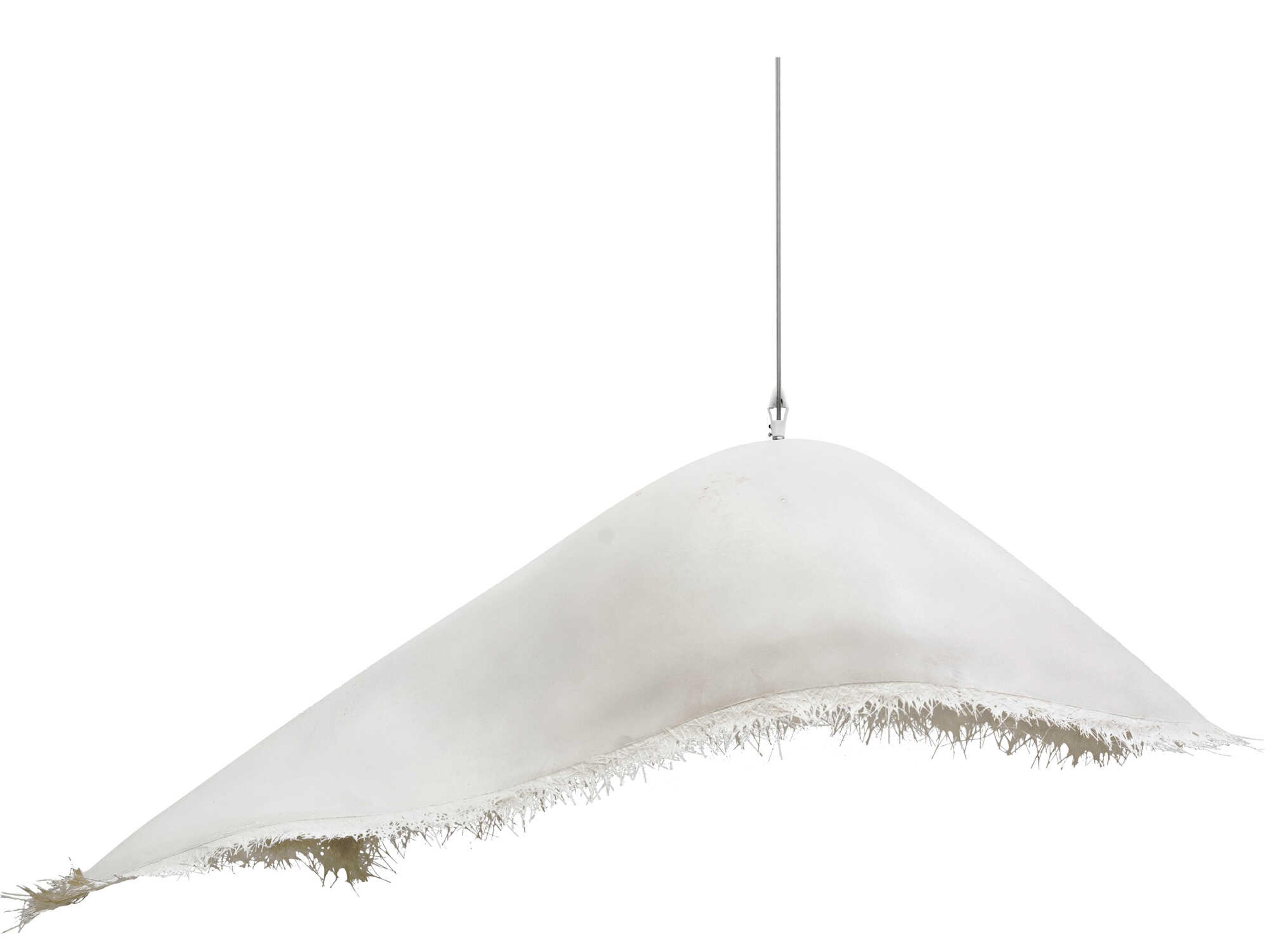 Moby Dick Pendant Light White Fiberglass