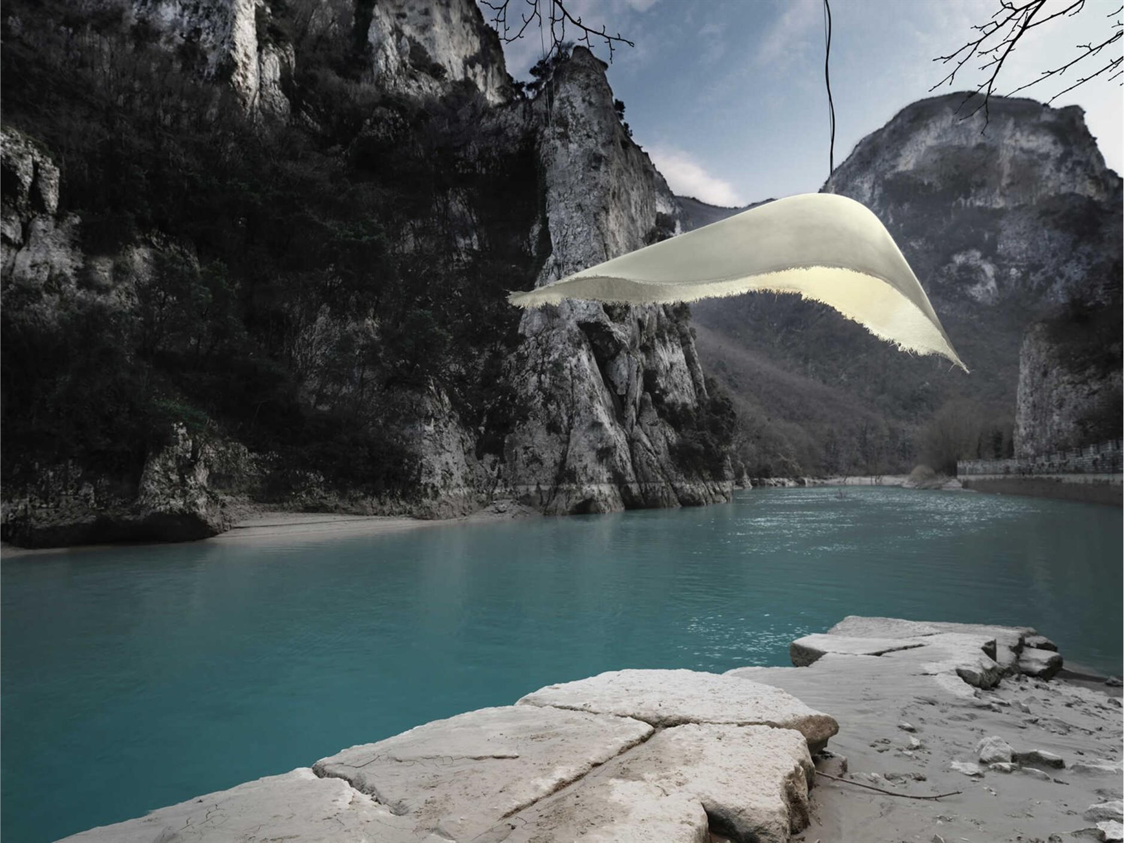 Karman Moby Dick 1-Light White Pendant