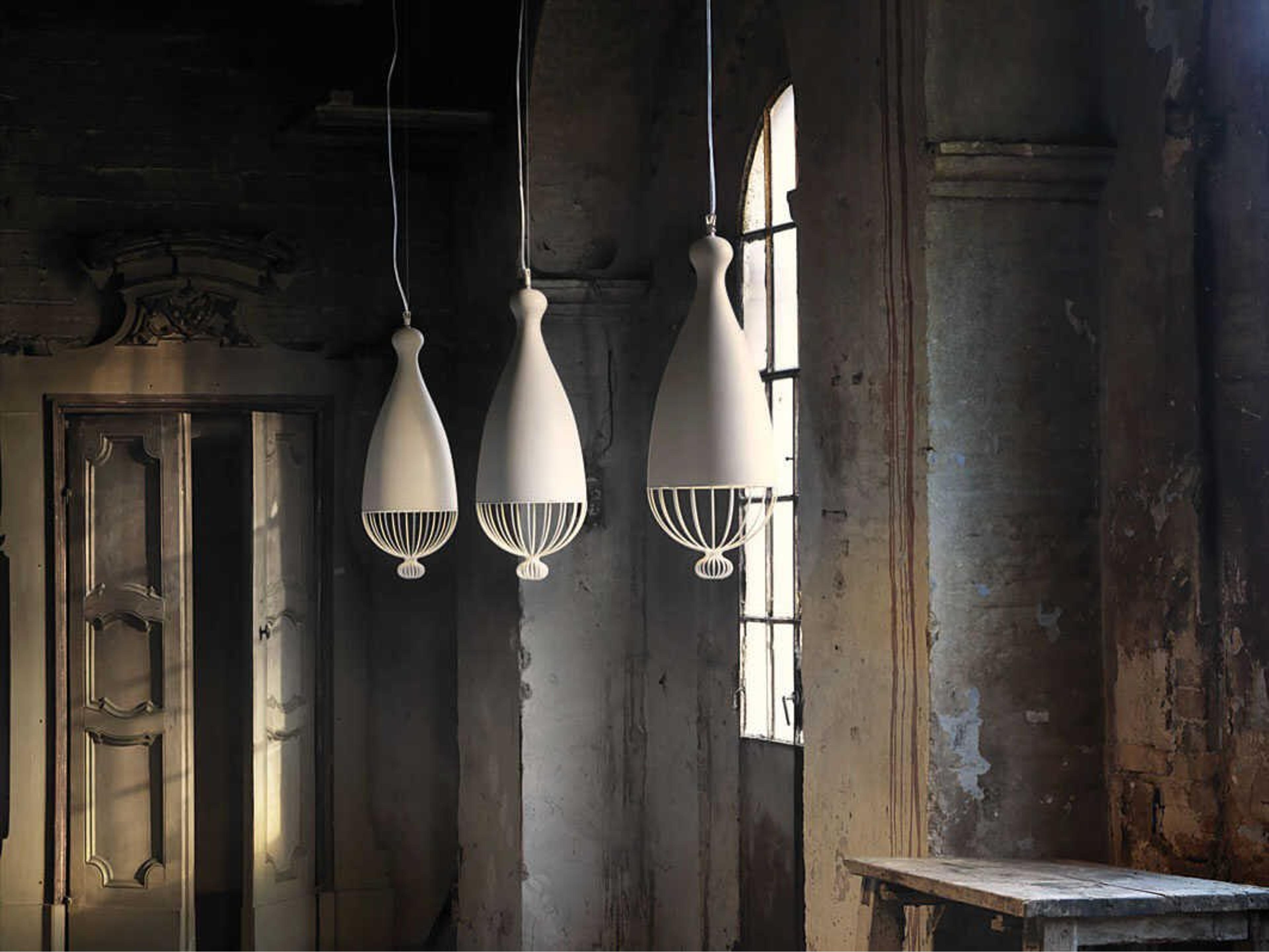 Karman Le Trulle 1-Light White Mini Pendant