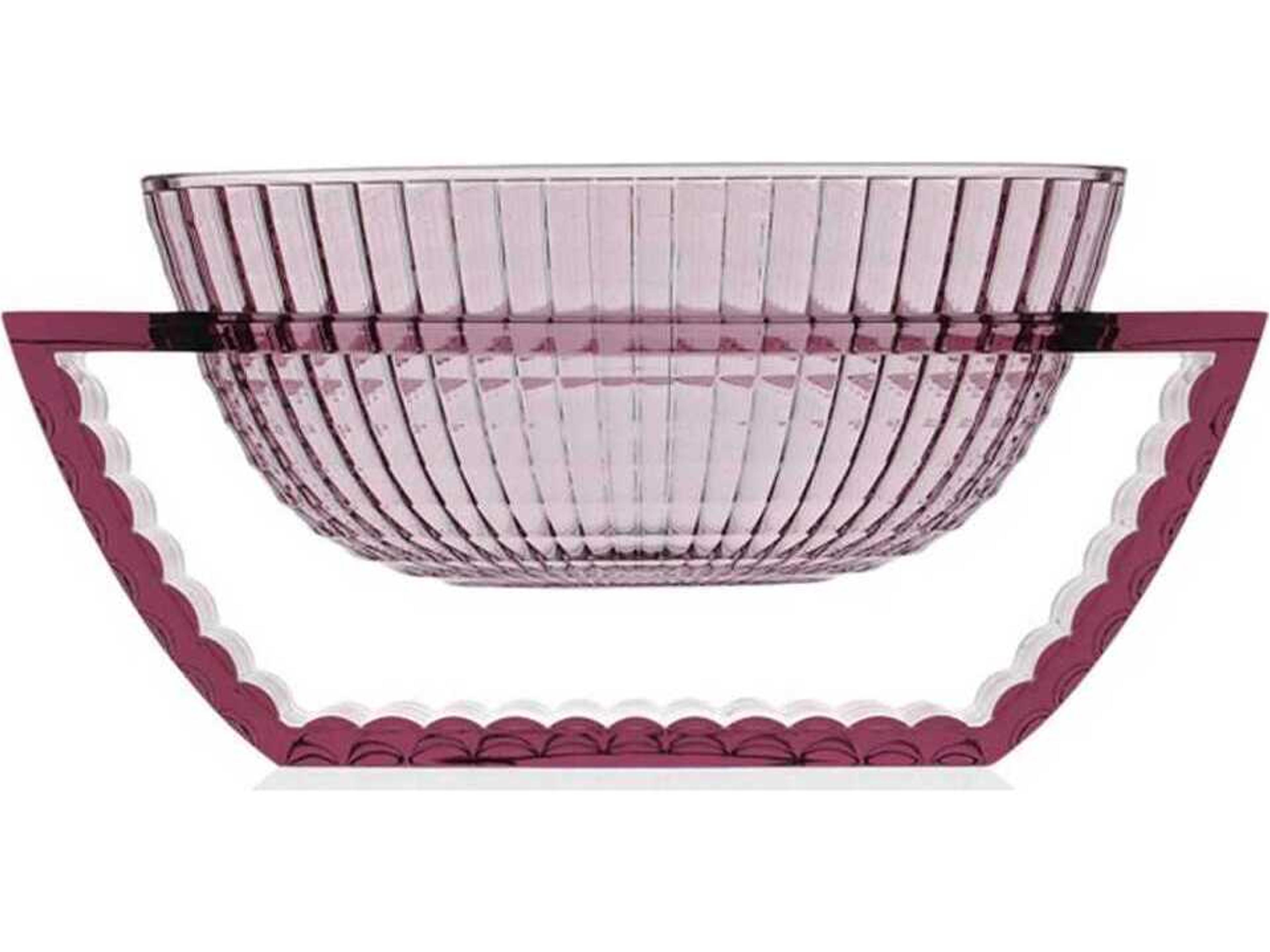 Kartell Outdoor U Shine Pink Transparent 6'' Vase