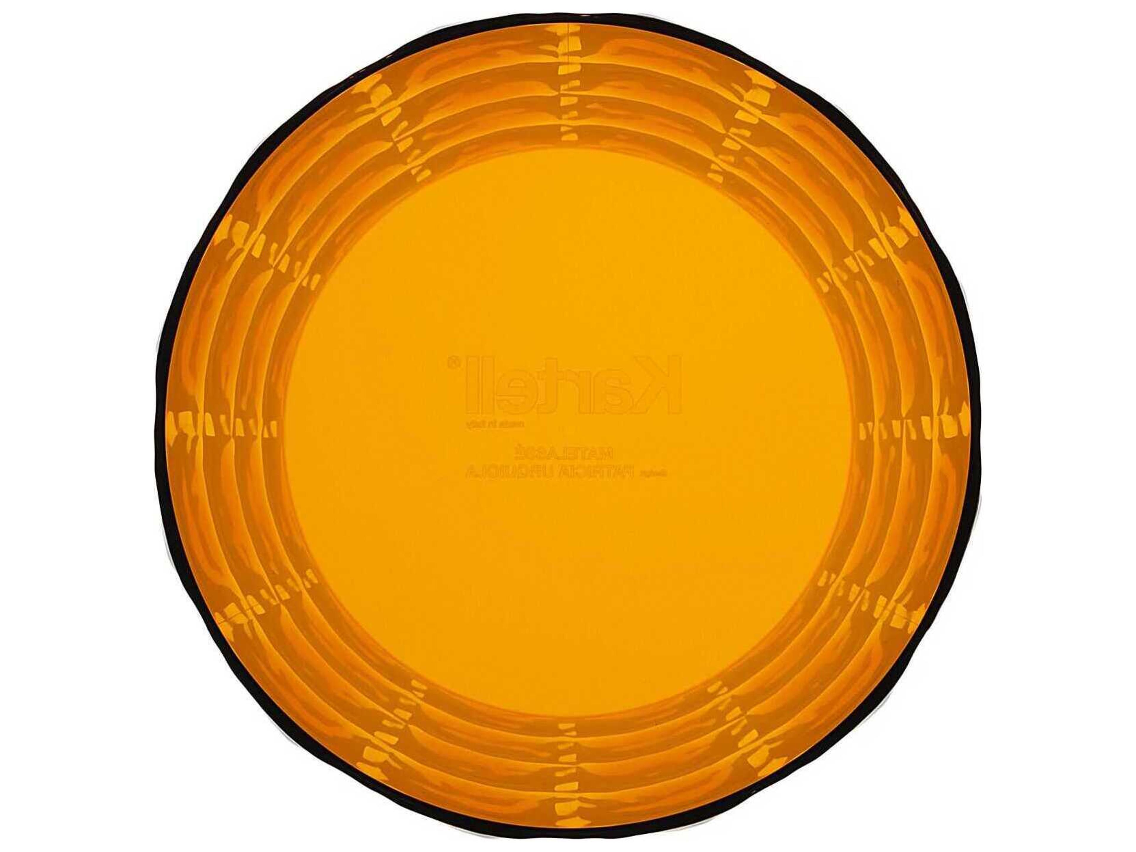 Kartell Outdoor Matelasse Amber Transparent 9'' Vase