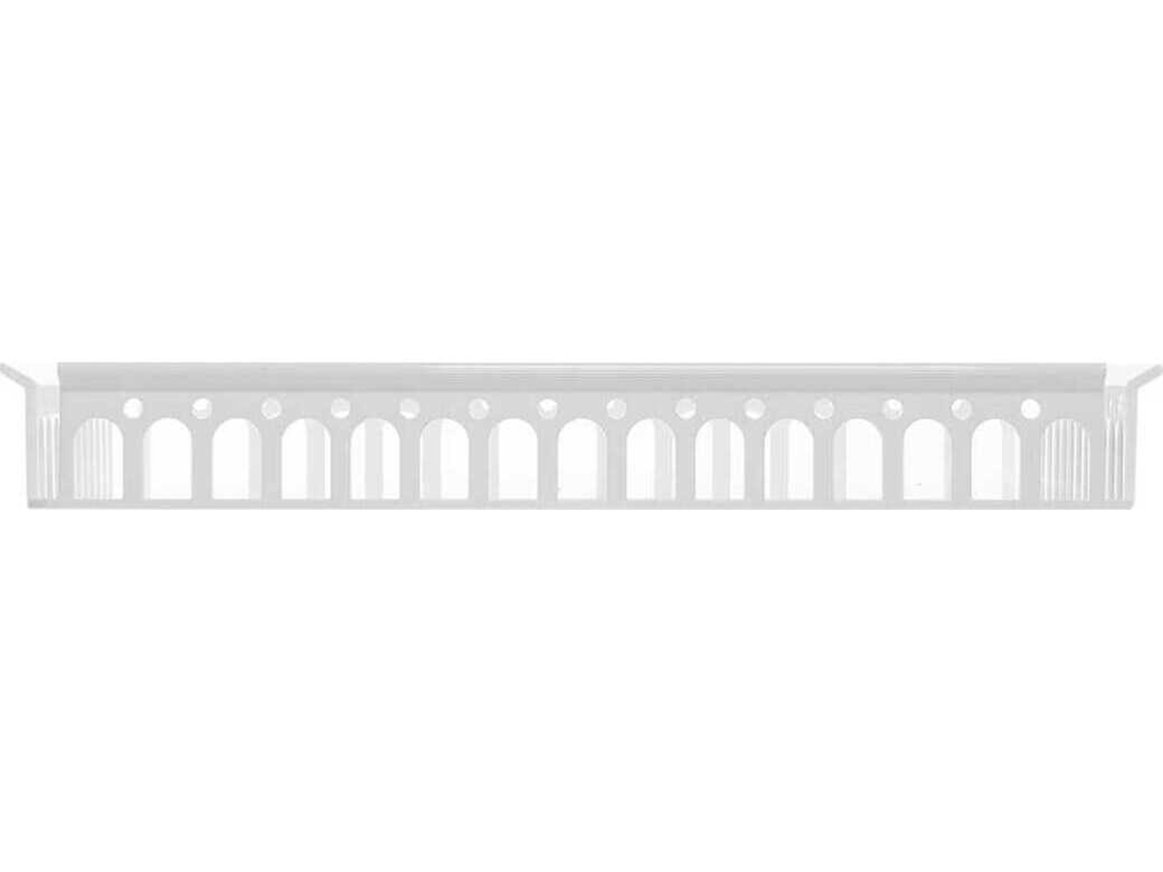 Kartell Outdoor Piazza White Transparent 18'' Tray