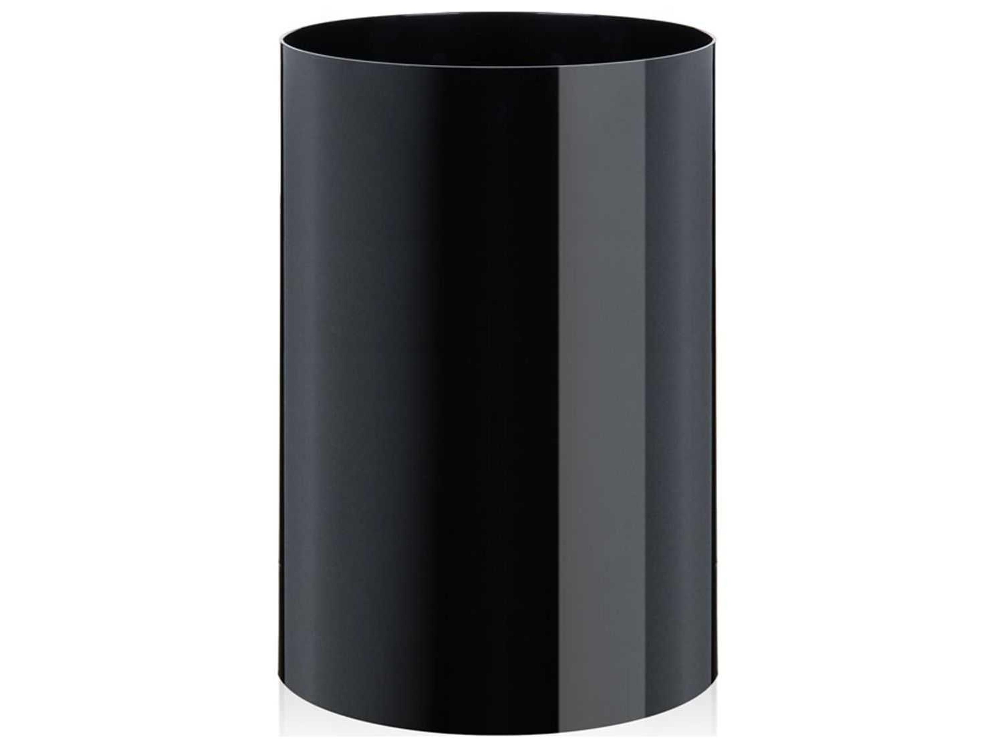 Black Receptacle Waste Basket