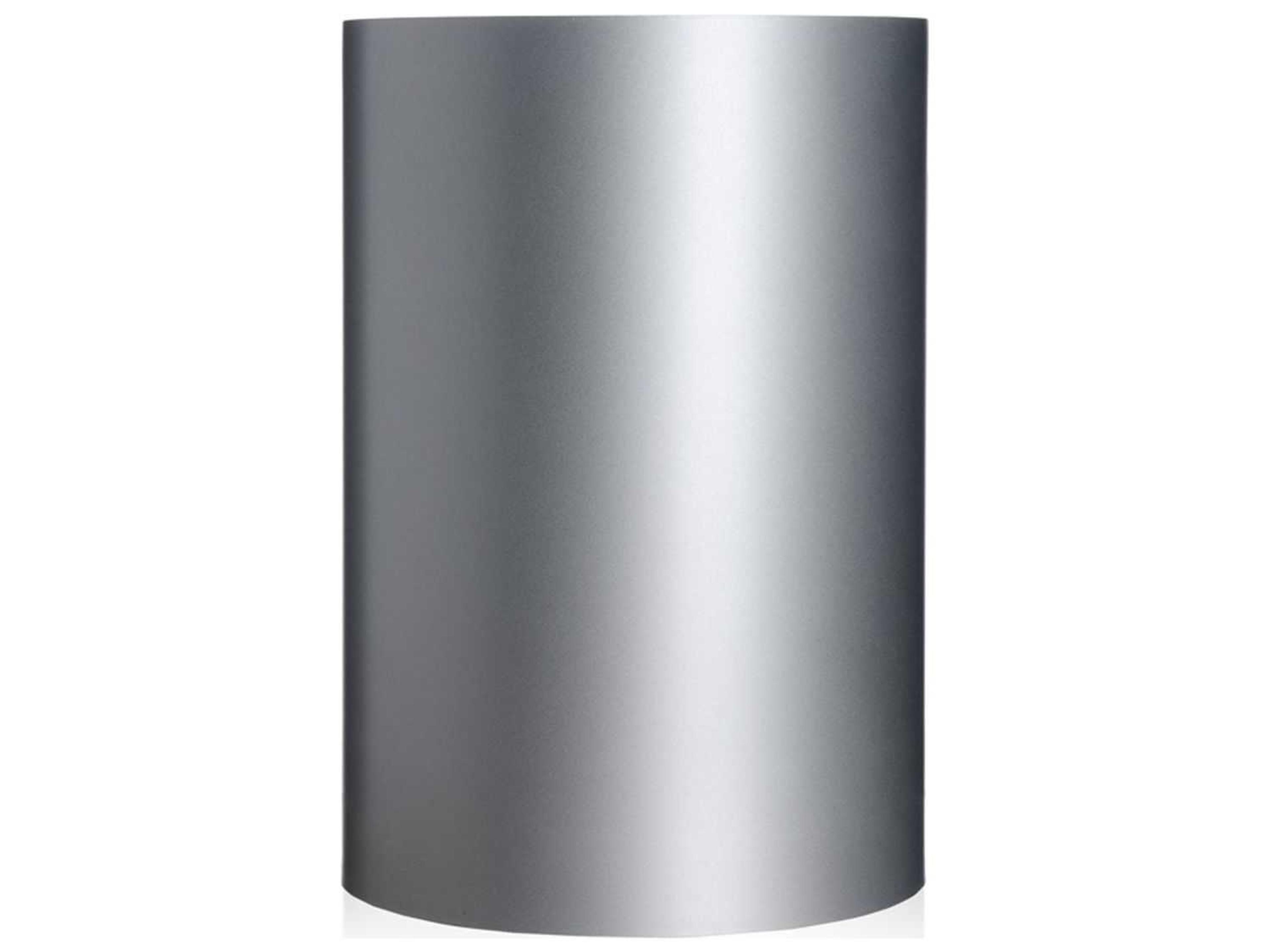 Kartell Outdoor Silver Receptacle Waste Basket