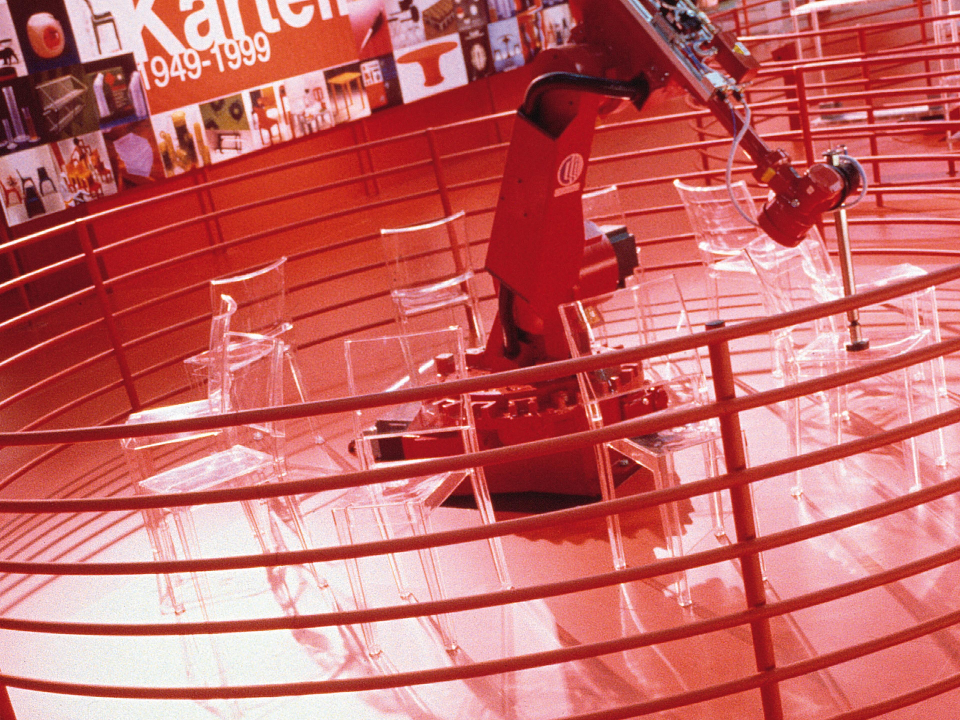 Kartell Outdoor La Marie Transparent Crystal Resin Dining Side Chair  (Sold in 2)