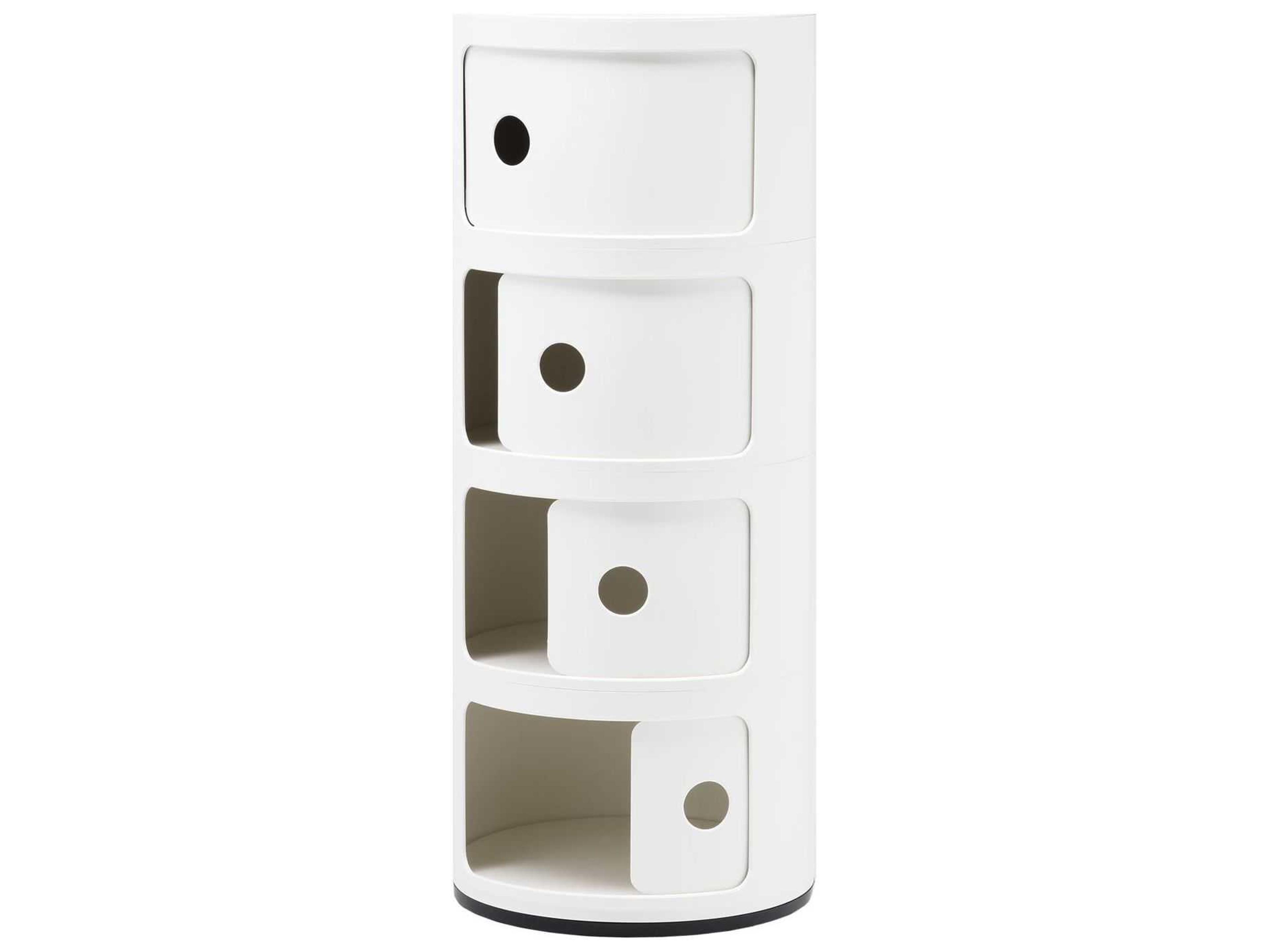 Kartell Outdoor Componibili White Storage Rack