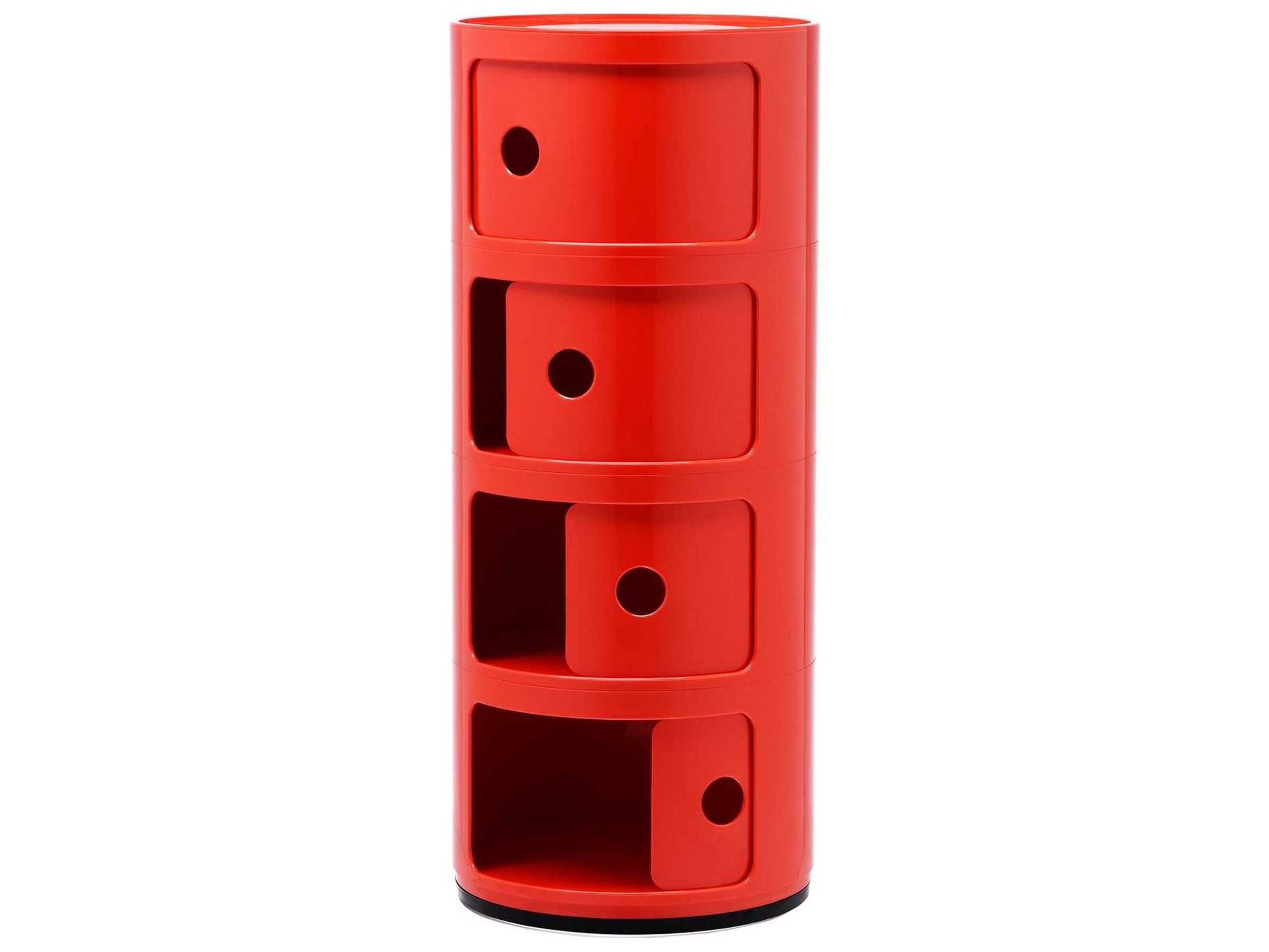 Kartell Outdoor Componibili Red Storage Rack