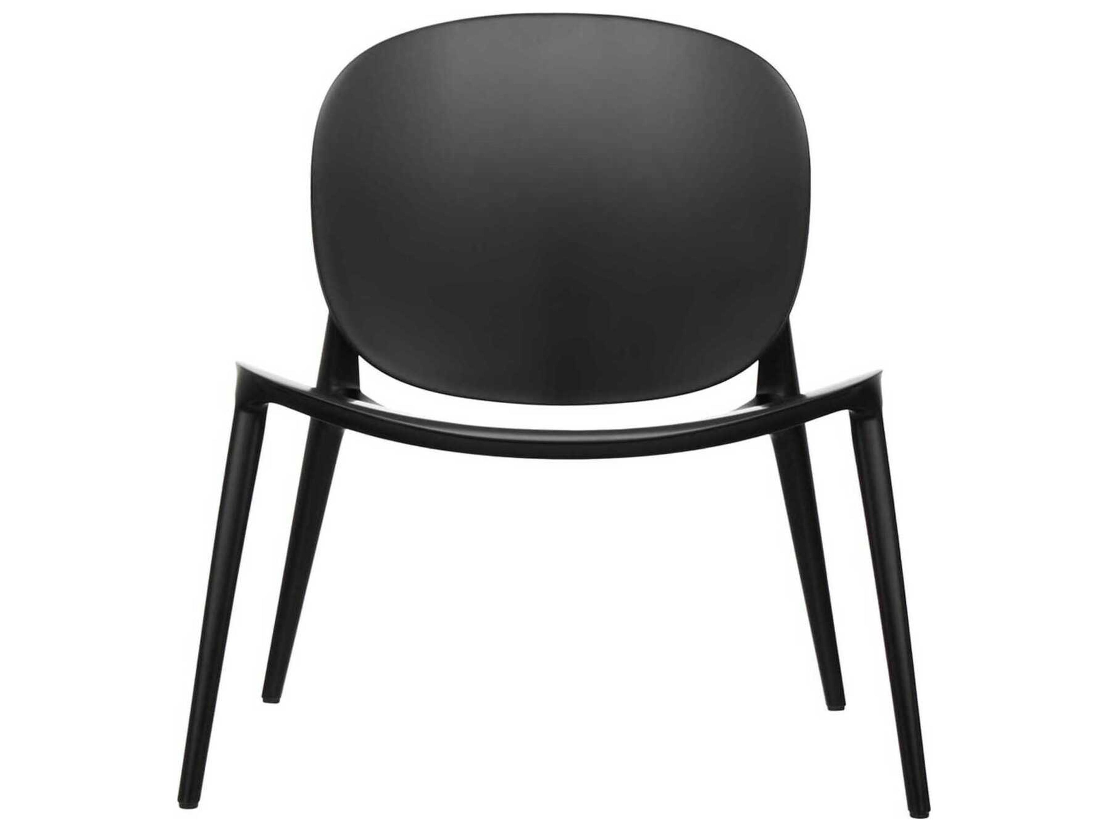 Kartell Outdoor Be Bop Black Resin Low Accent Chair
