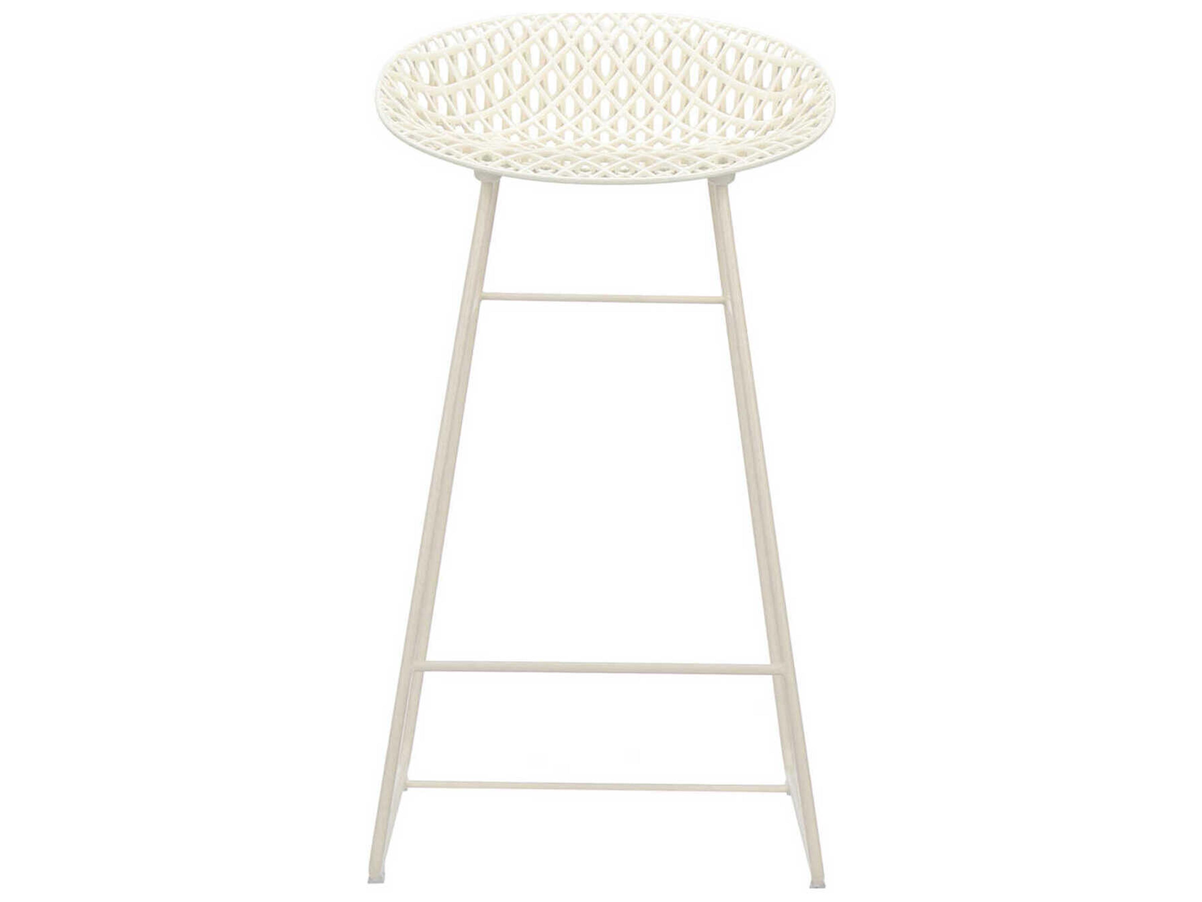 Kartell Outdoor Smatrik Steel White Counter Stool