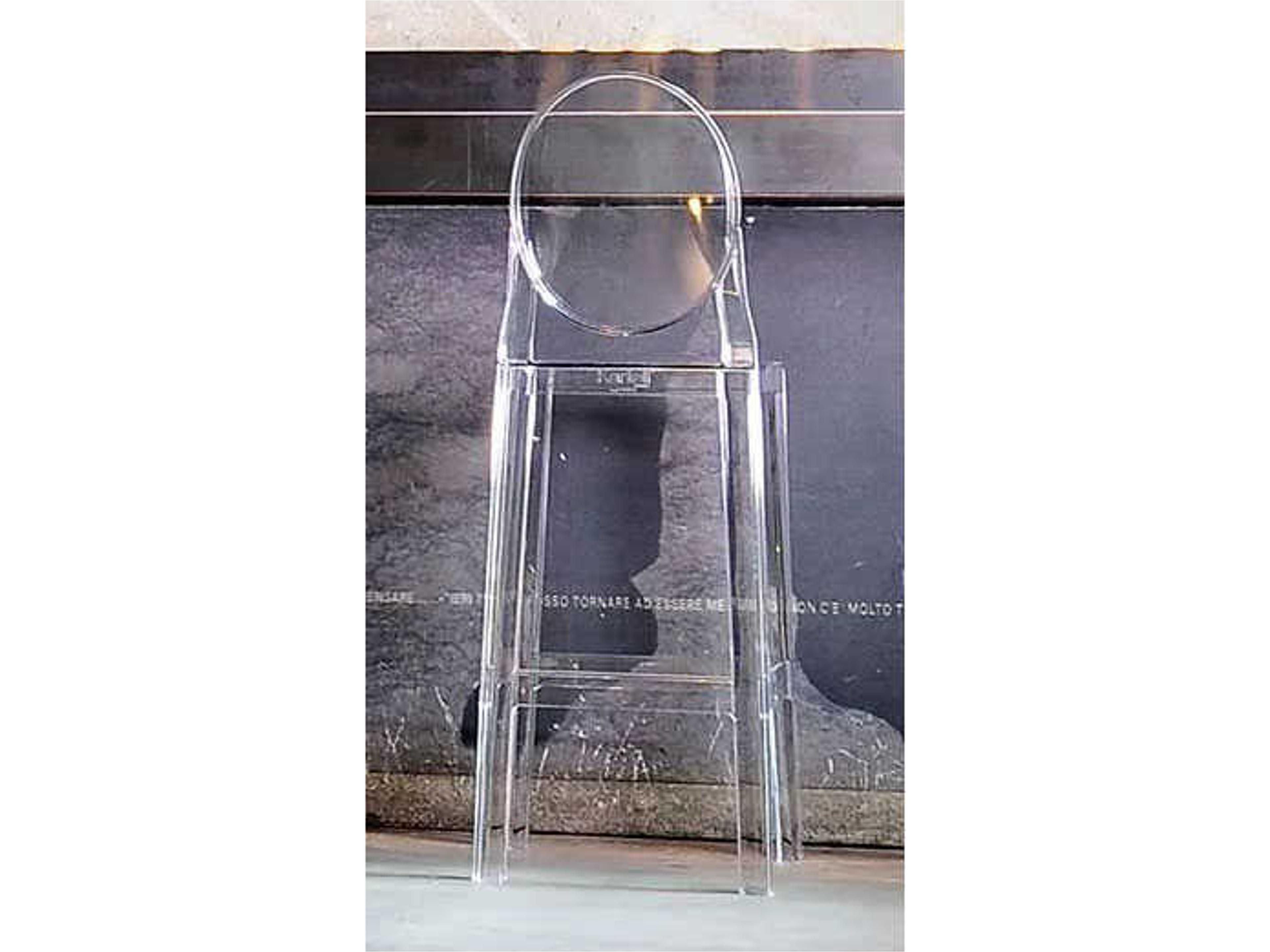 Kartell Outdoor One More Opaque Crystal Resin Counter Stool  (Sold in 2)