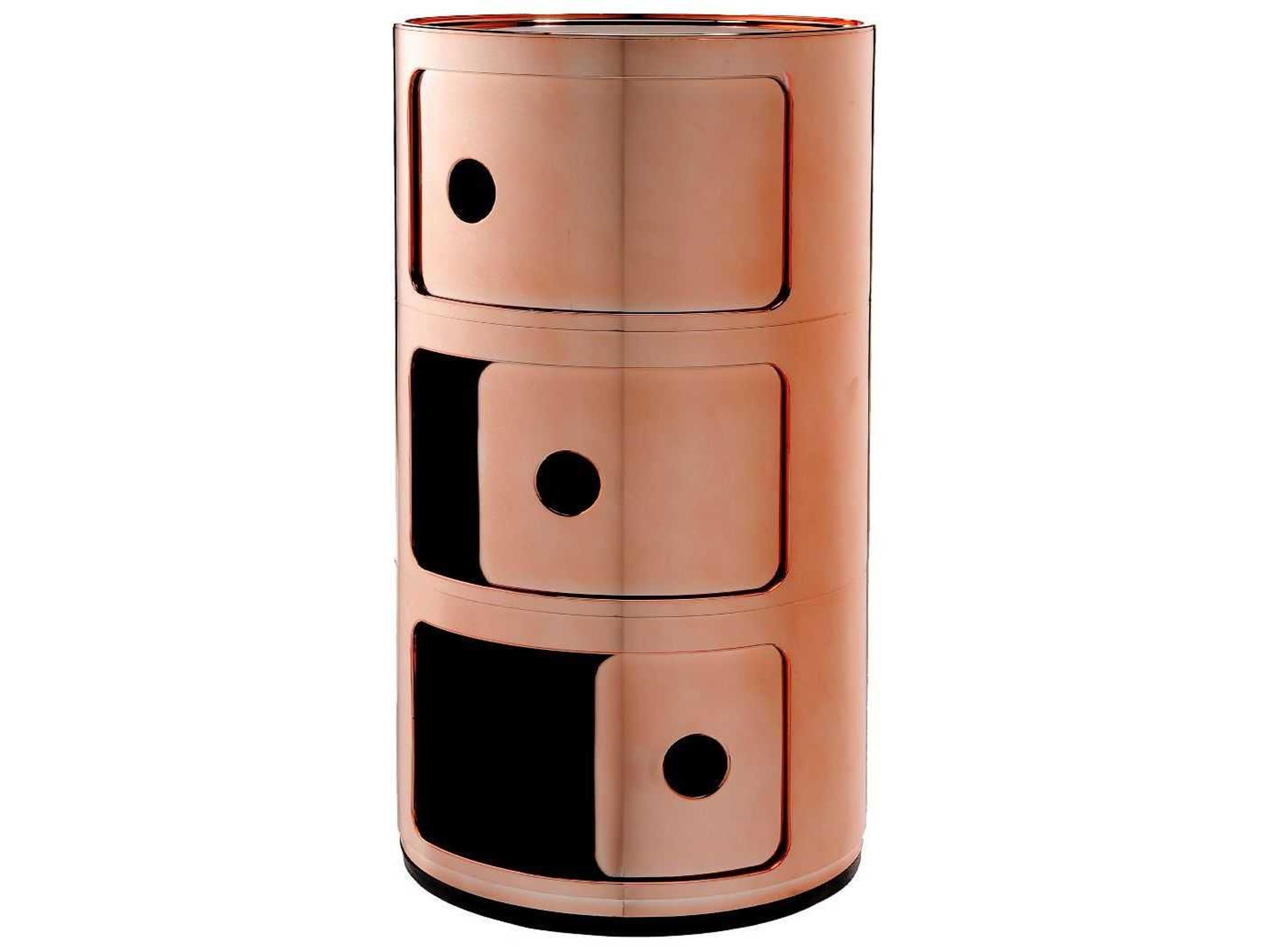 Kartell Outdoor Componibili Copper Storage Rack