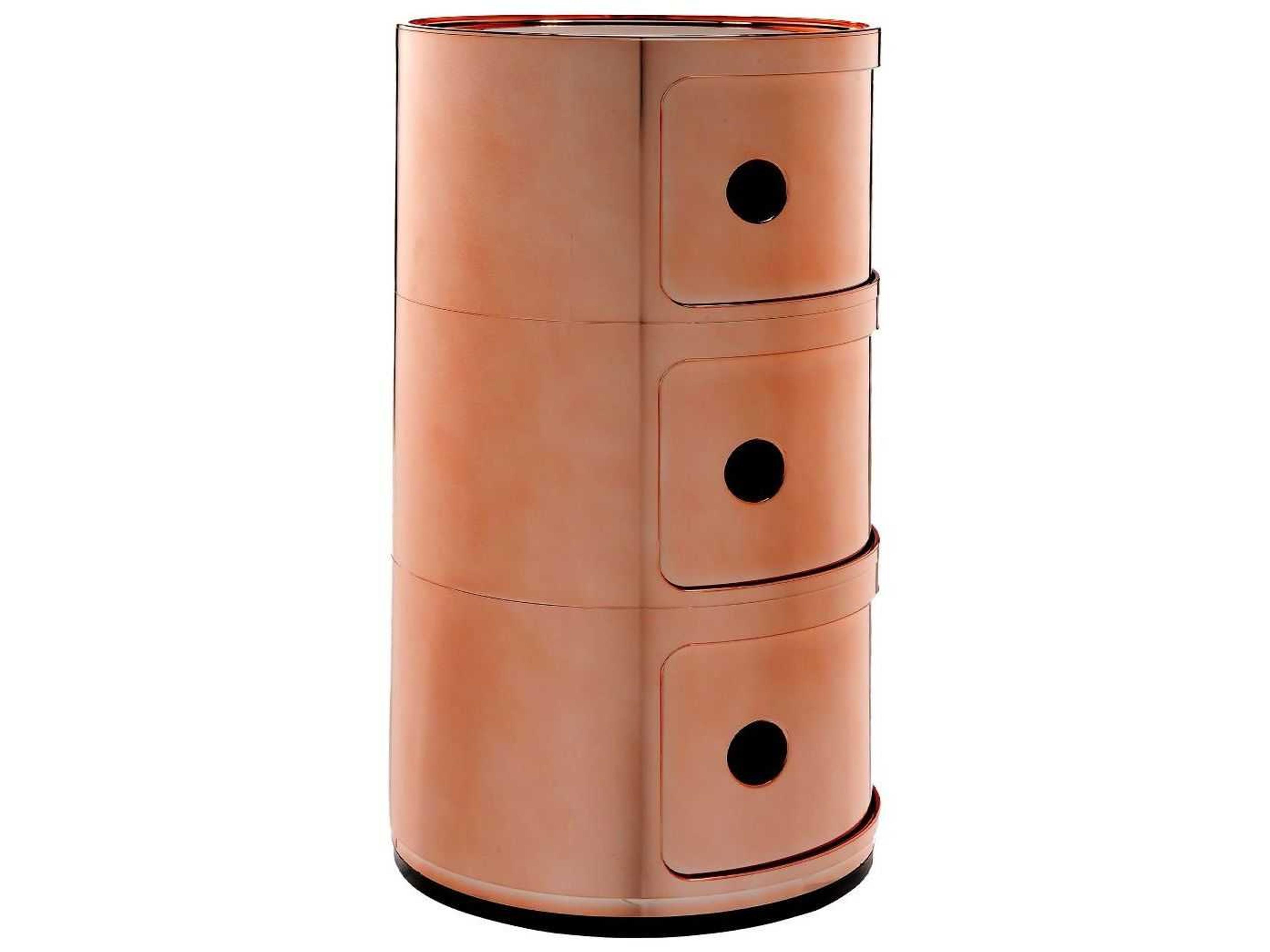 Kartell Outdoor Componibili Copper Storage Rack